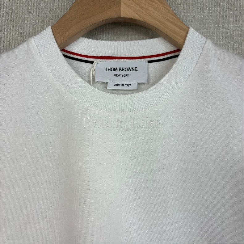 Thom Browne Thom Browne White dog embroidered short sleeves Size US XXS / EU 40 - 2 Thumbnail