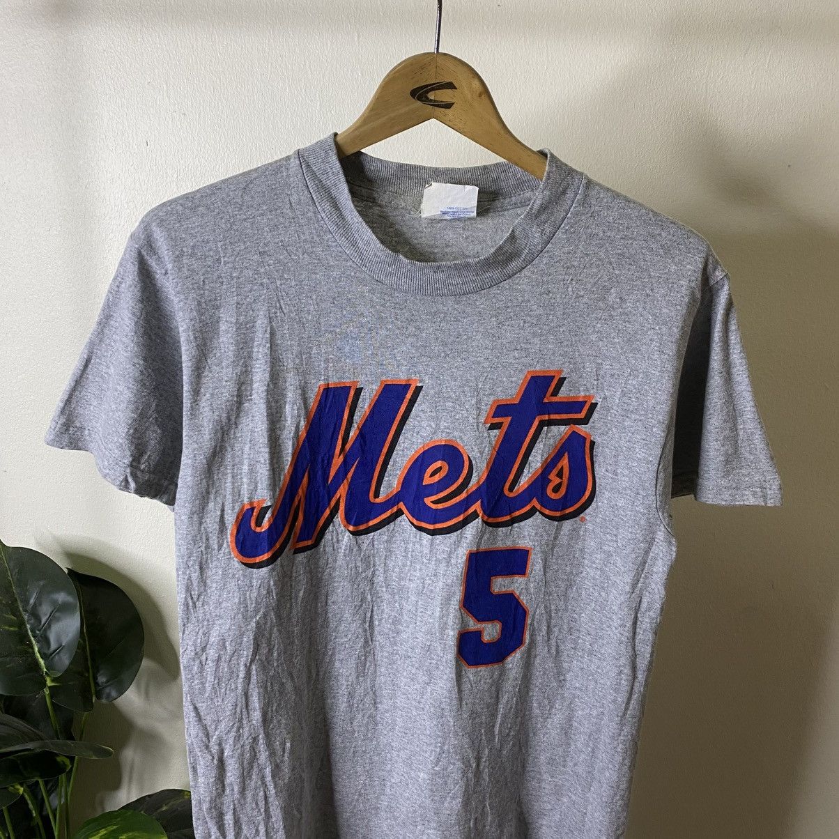 Majestic Vintage Y2K New York Mets Shinjo Nameset MLB T Shirt Size US S / EU 44-46 / 1 - 2 Thumbnail