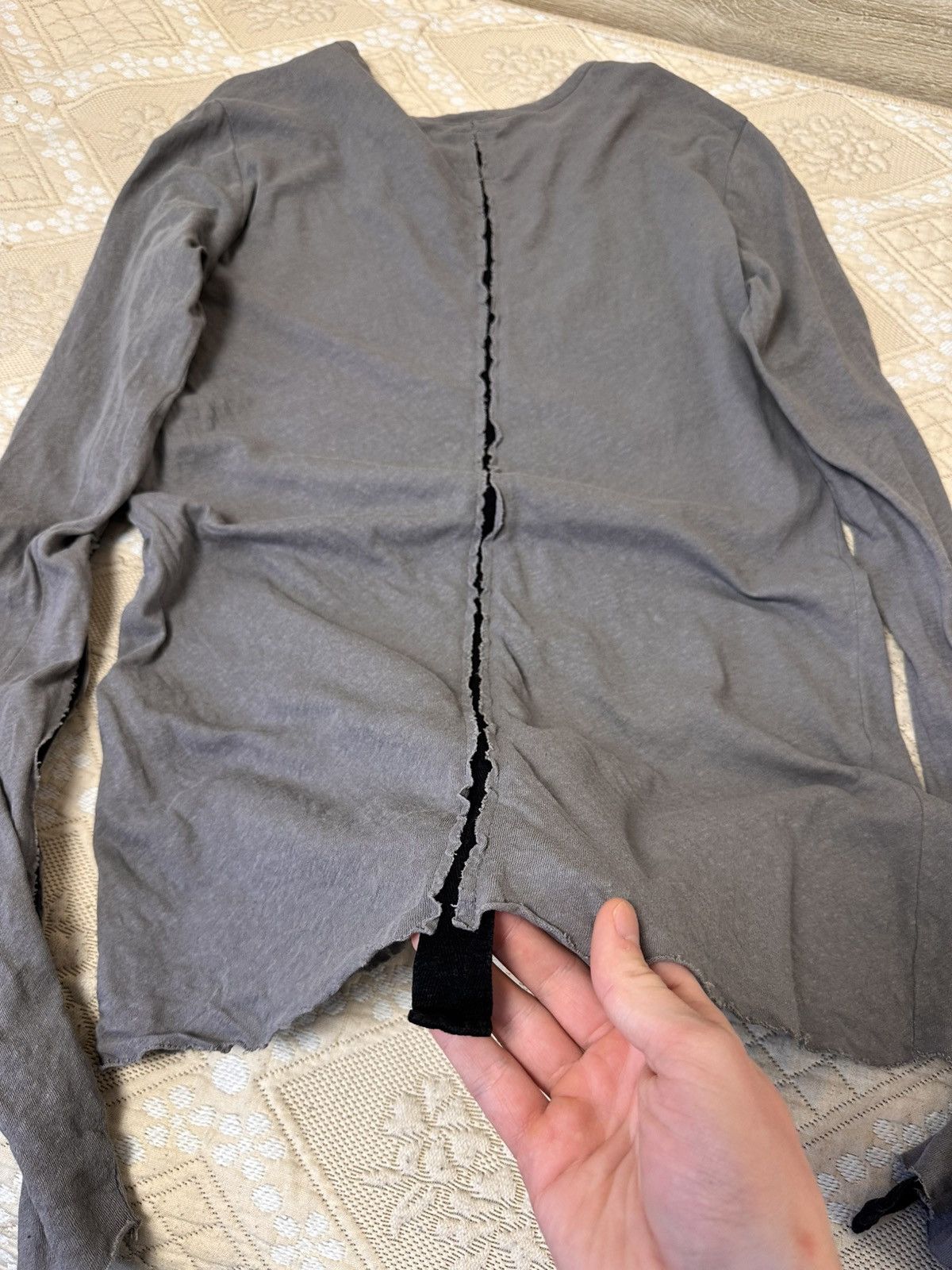 Thom Krom Thom Krom Avant Garde Black Grey Gray Not Rick Owens Shirt Size US M / EU 48-50 / 2 - 1 Thumbnail