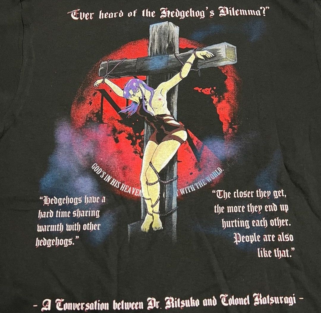 Anime × Japanese Brand RARE Neon Genesis Evangelion MISATO Criss Cross Size US XL / EU 56 / 4 - 4 Thumbnail