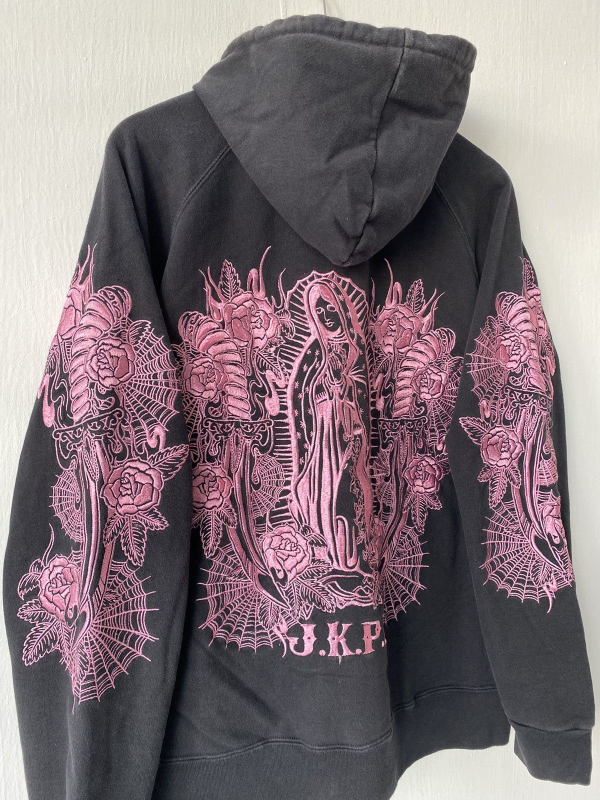 Japanese Brand J.K.P.D Embroided Pullover Hoodie Size US XL / EU 56 / 4 - 2 Thumbnail