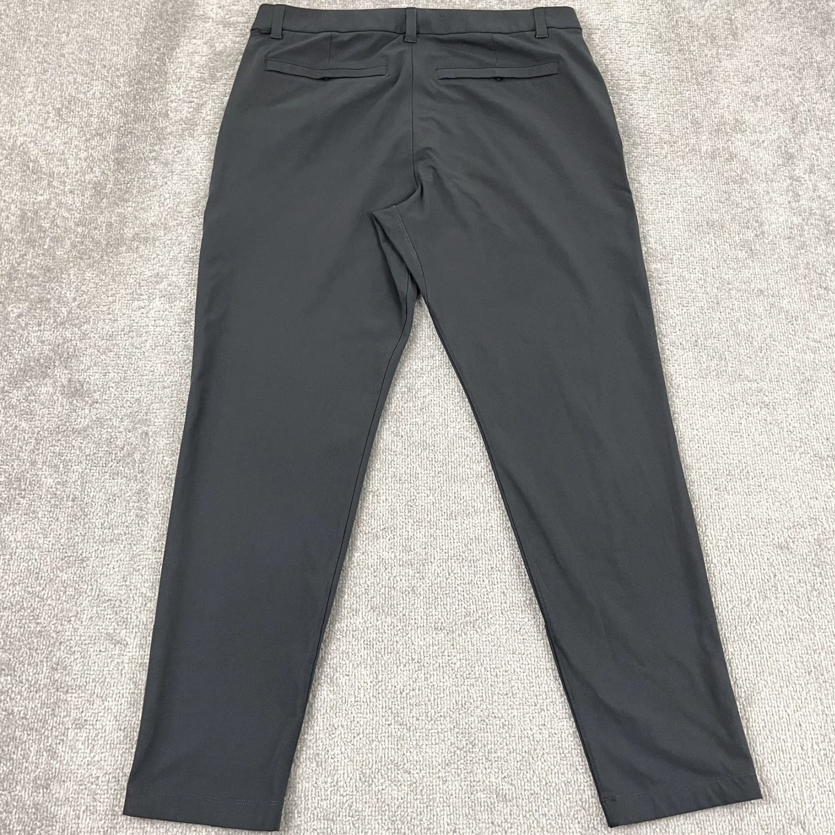 Lululemon Lululemon ABC Chino Pants Mens 34 x 29 Slim Gray - Straight Leg, Flat Front, 5-Pocket, Warpstreme M5AO4S Size US 34 / EU 50 - 6 Thumbnail