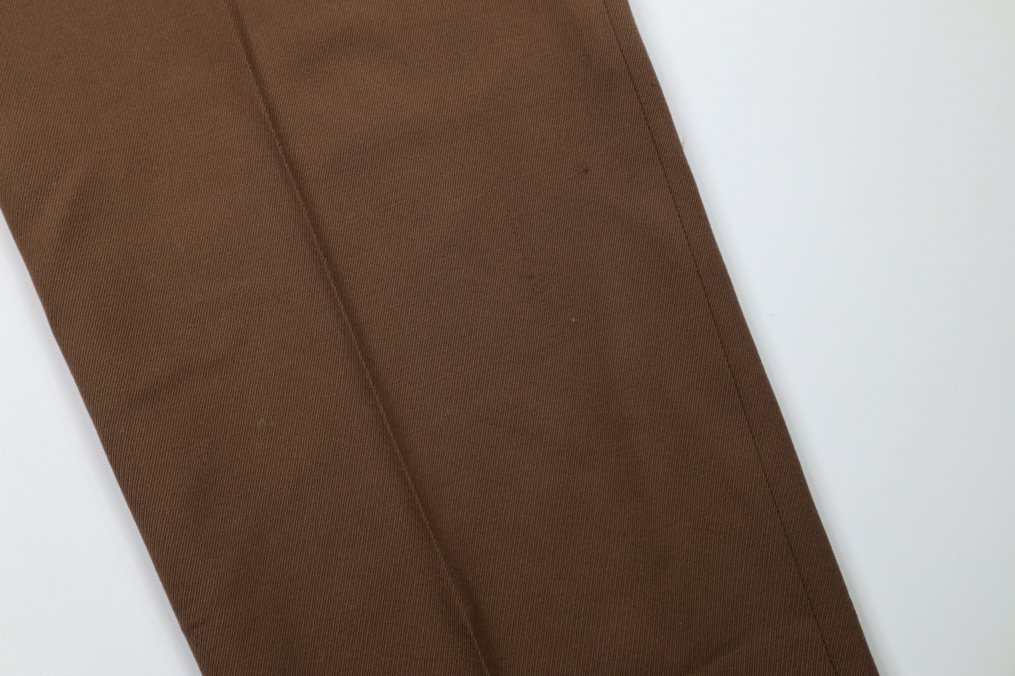 Paul Smith × Vintage Vintage 90s Paul Smith Bergdorf Goodman Wool Pants Brown Size US 36 / EU 52 - 14 Thumbnail