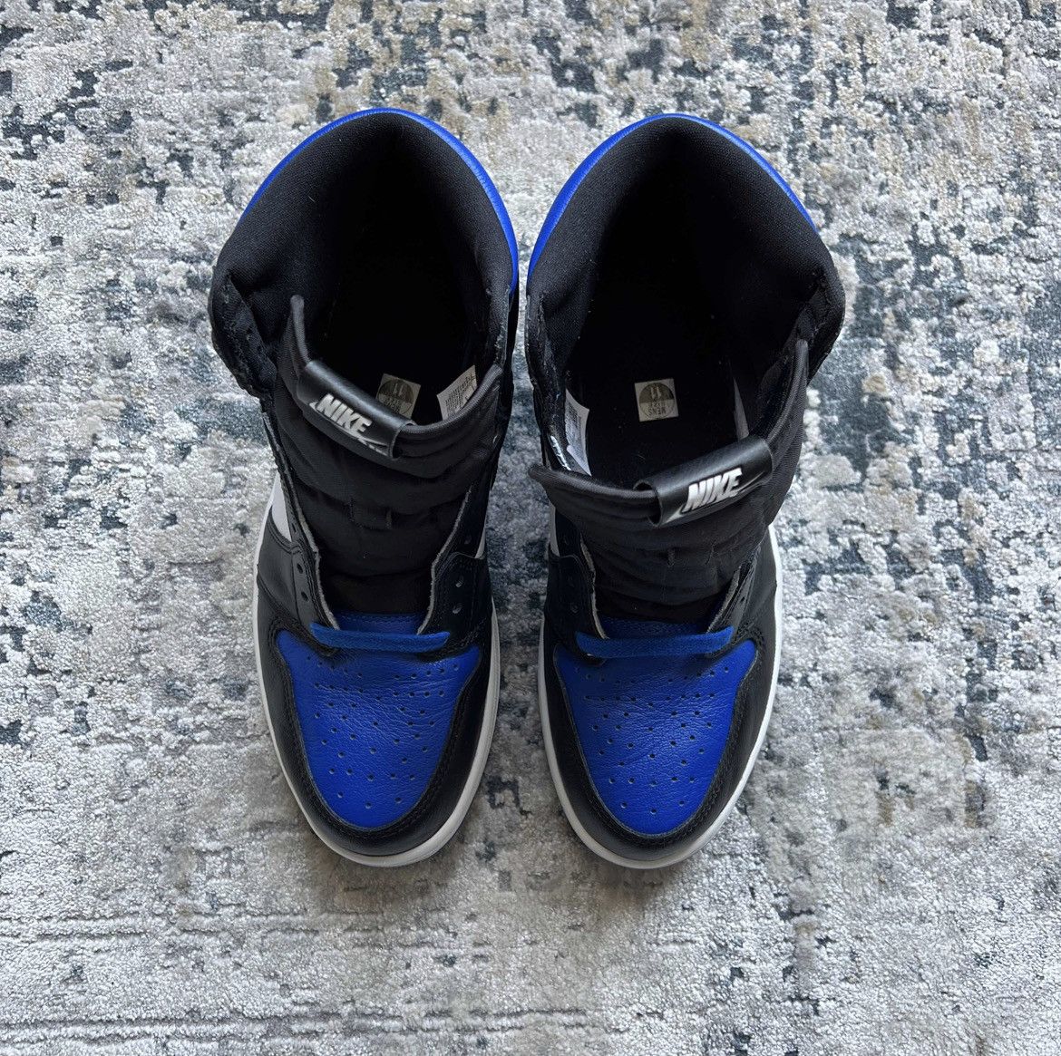 Jordan Brand Size 11 Air Jordan Retro 1 “Royal Toe” Size US 11 / EU 44 - 4 Thumbnail