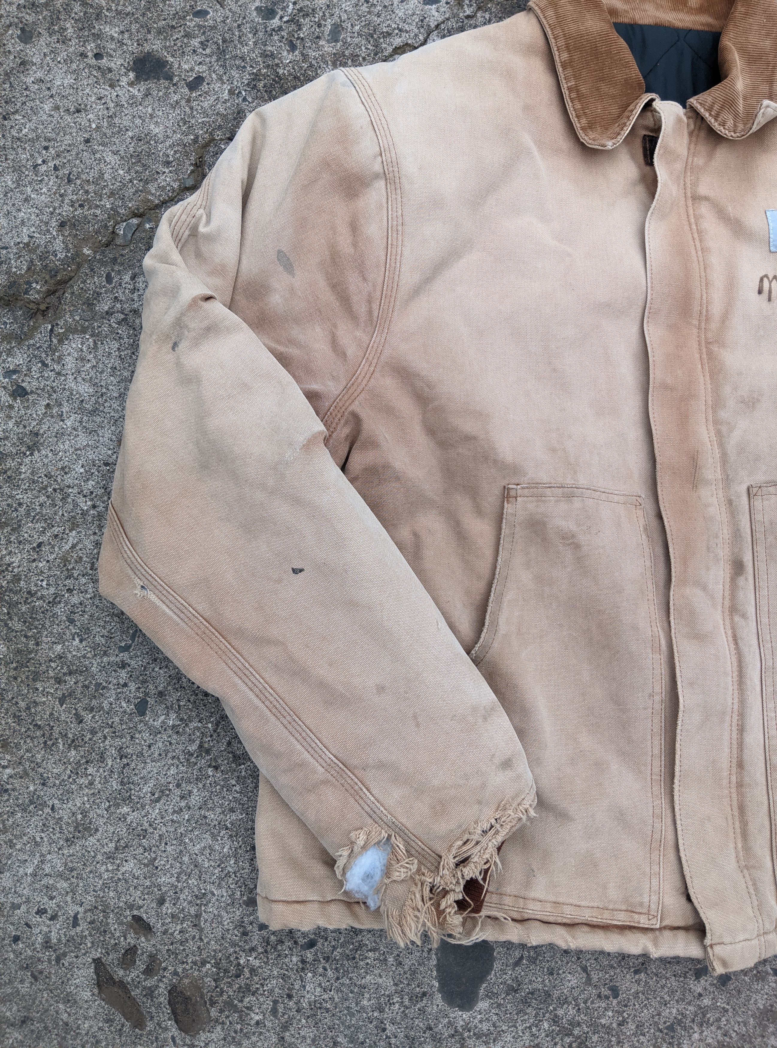 Carhartt Vintage 90s carhartt arctic detroit distressed sun fade erd Size US XL / EU 56 / 4 - 8 Thumbnail
