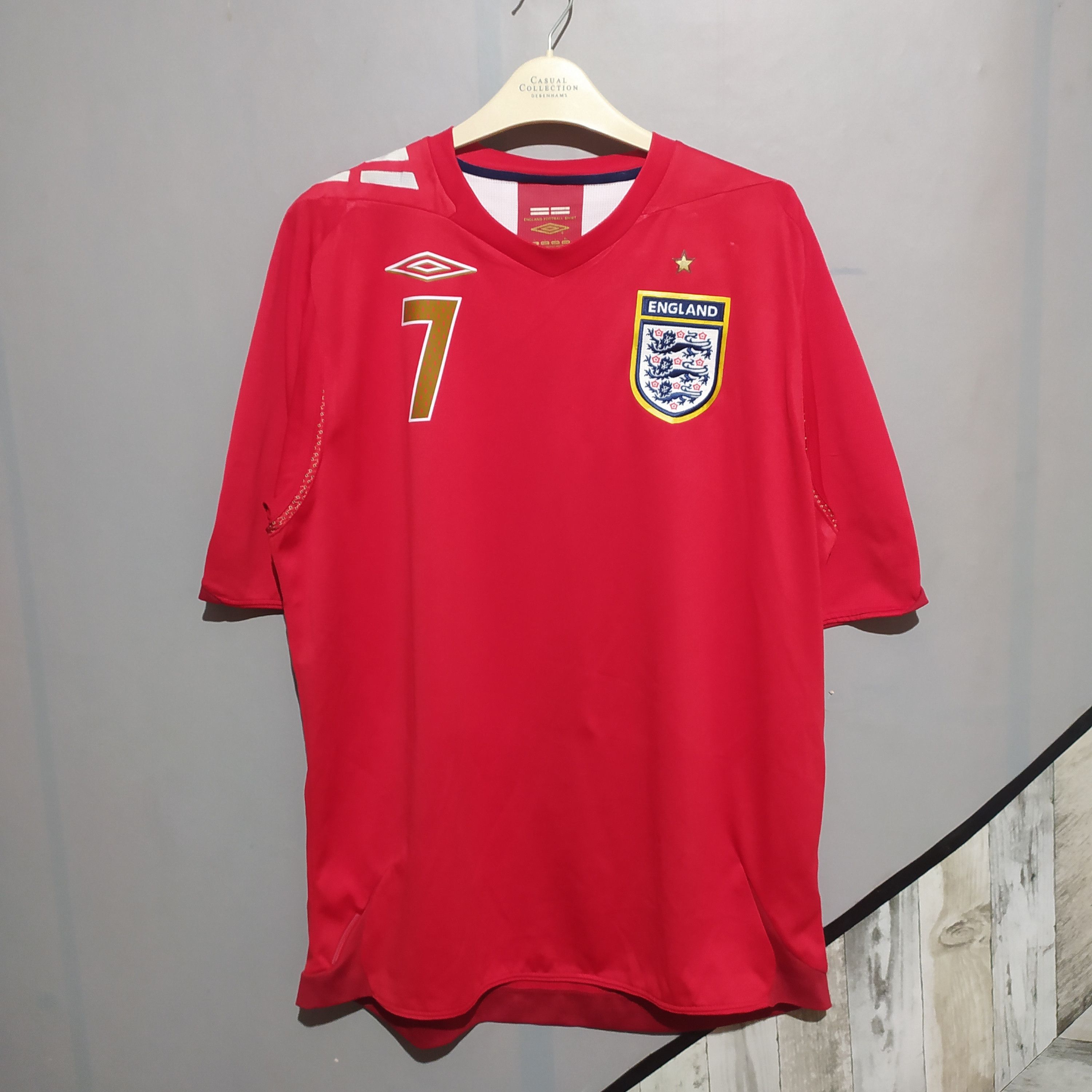 Umbro x England 2006/2008 #7 Beckham Away Jersey