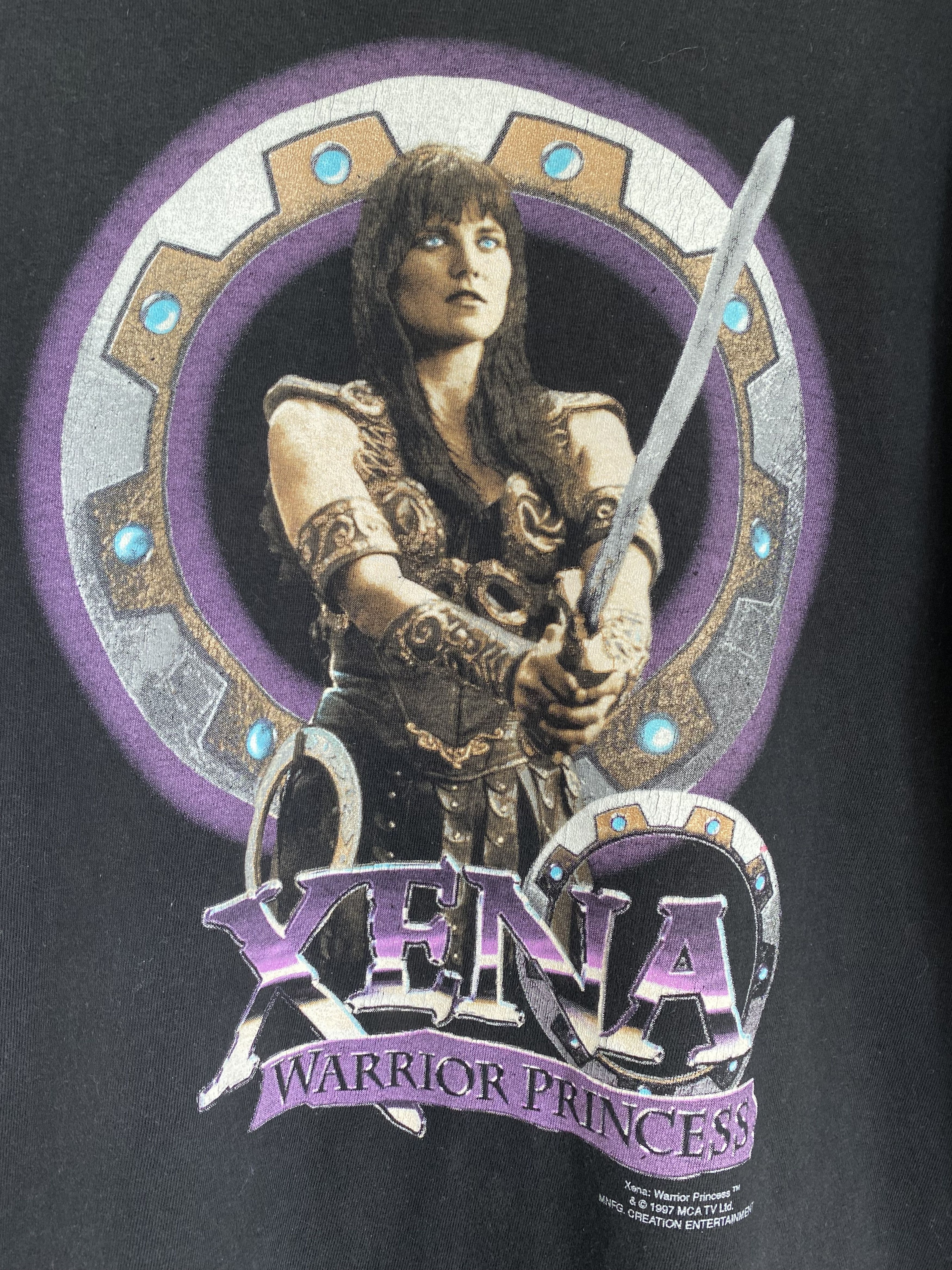 Vintage Vintage 1997 Xena warrior princess movie t-shirt Size US L / EU 52-54 / 3 - 3 Thumbnail