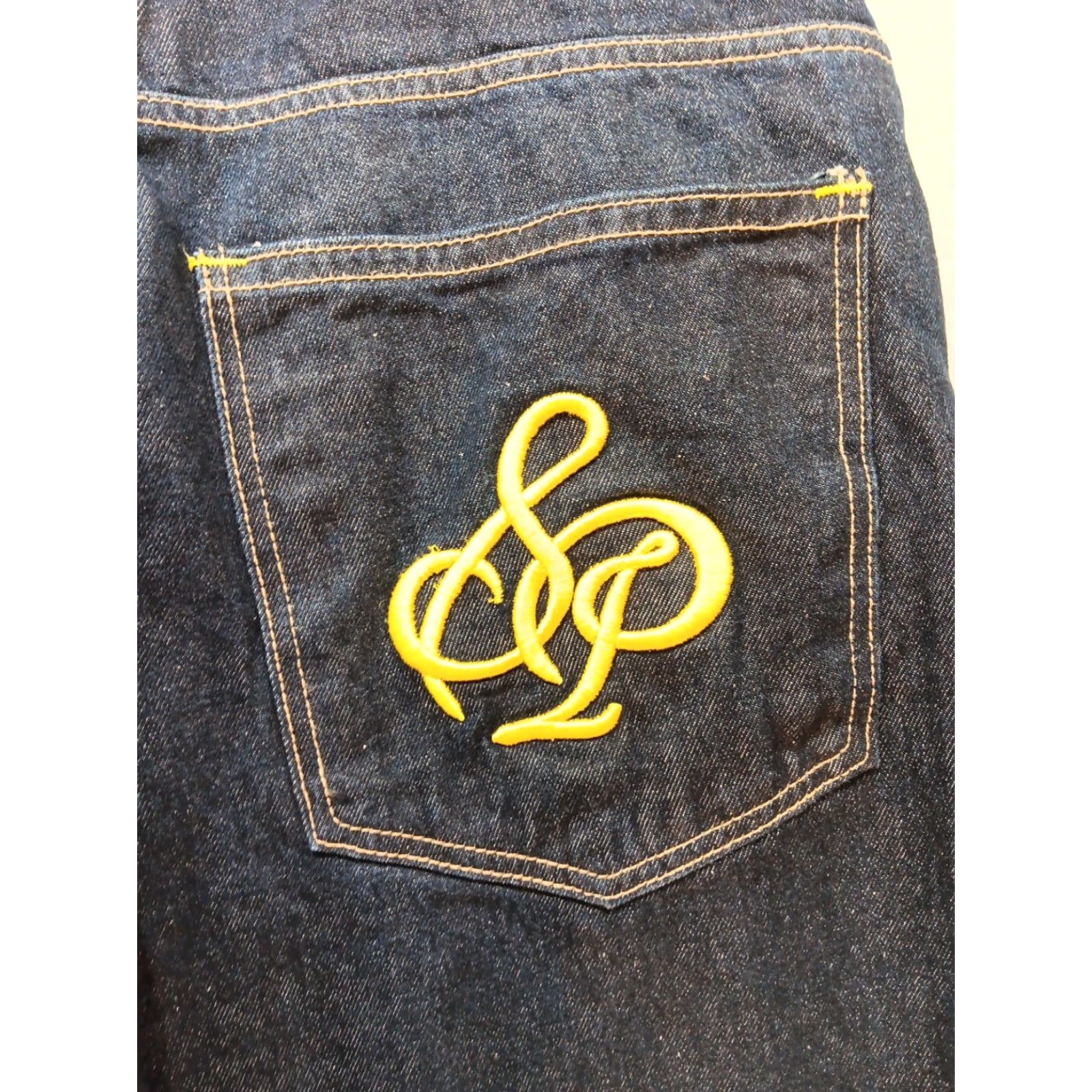 Southpole VTG Southpole Shorts Men's 38 Black Denim Baggy Hip Hop Y2K Embroidered 5-Pocket Relaxed Fit Casual Spring Summer Mens Size US 38 / EU 54 - 4 Thumbnail