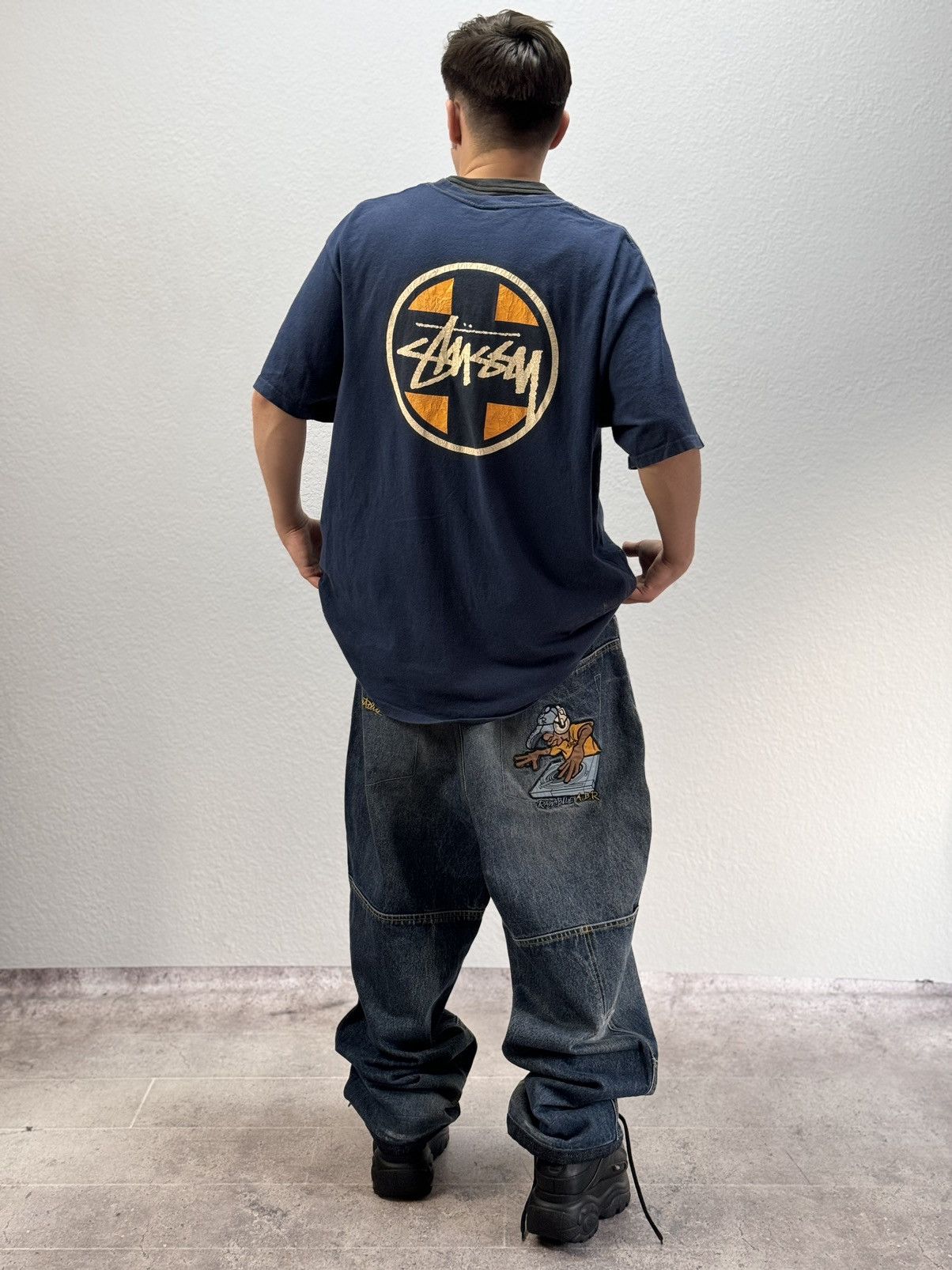 Other Stussy All That Jazz Stickman Rasta T-shirt Jnco Size US XL / EU 56 / 4 - 1 Thumbnail