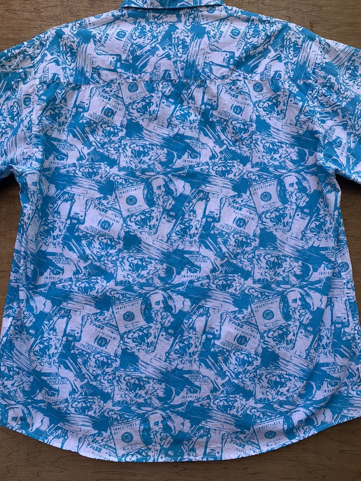 Art Comes First Full Print Dollar Notes Button Ups Shirt by Ally&Dia Size US XL / EU 56 / 4 - 13 Thumbnail