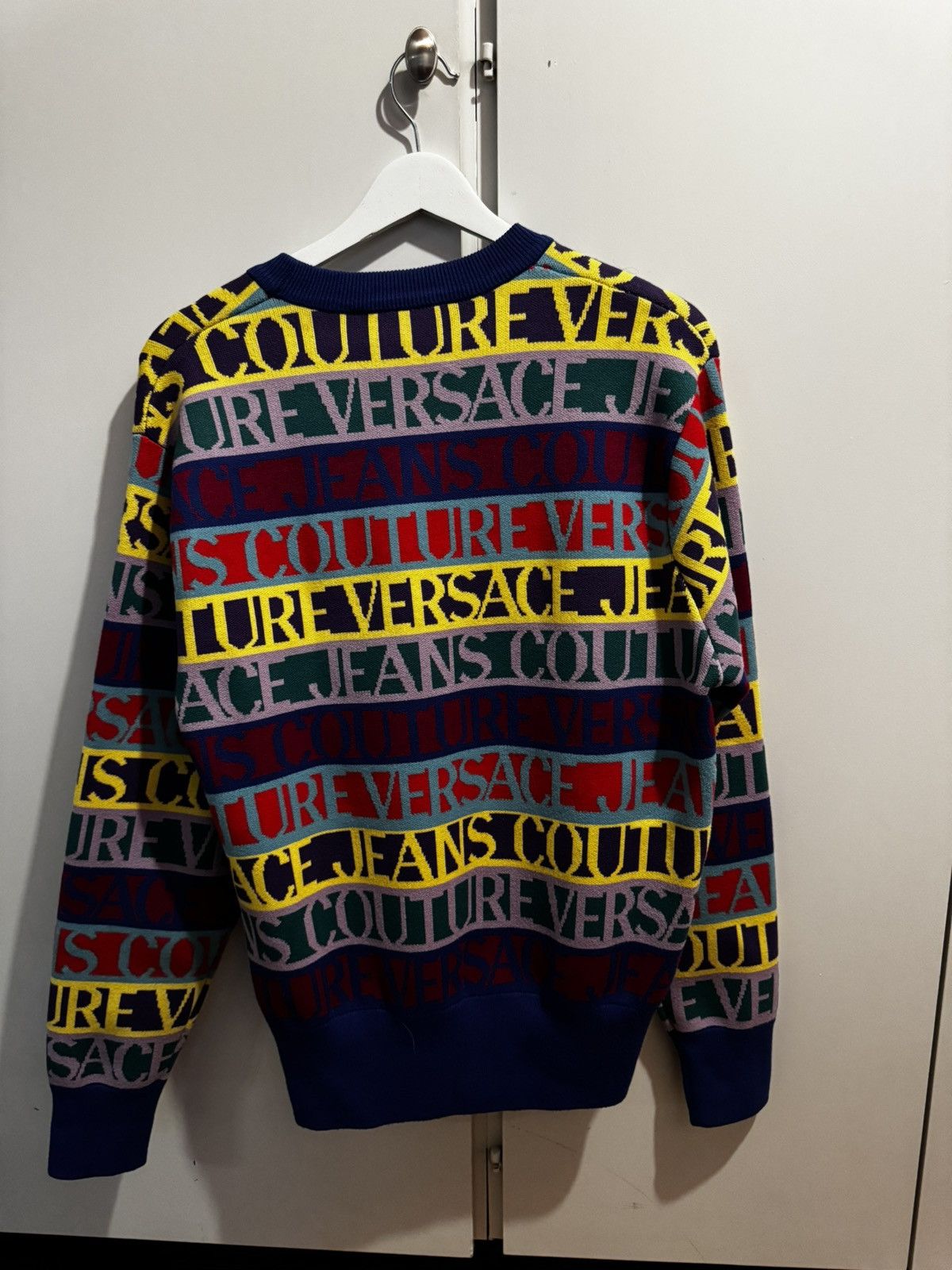 Versace Versace Jacquard Logo Sweater Size US XS / EU 42 / 0 - 5 Thumbnail