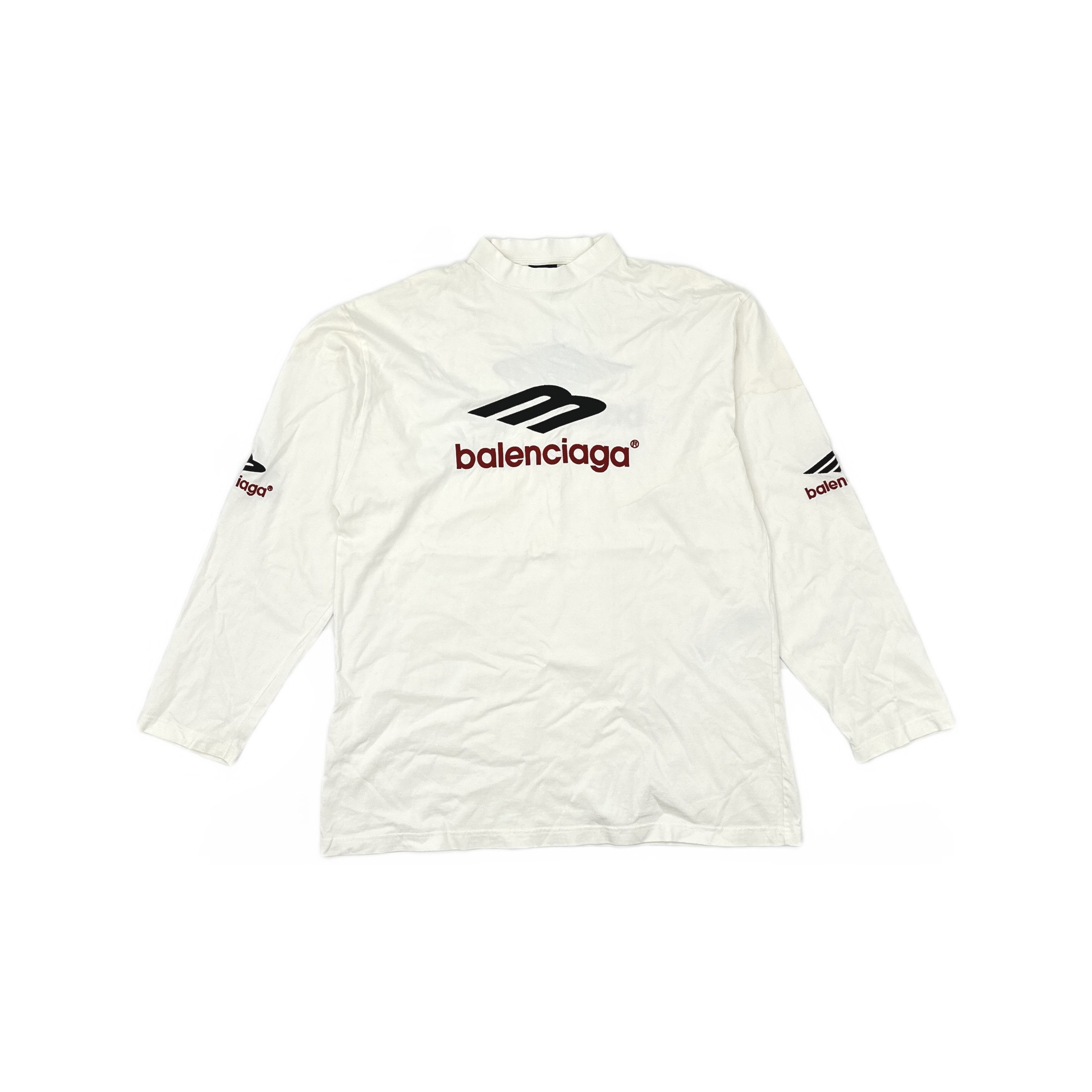 Balenciaga Balenciaga Logo Long Sleeve T-Shirt Size XS Size US XS / EU 42 / 0 - 1 Thumbnail
