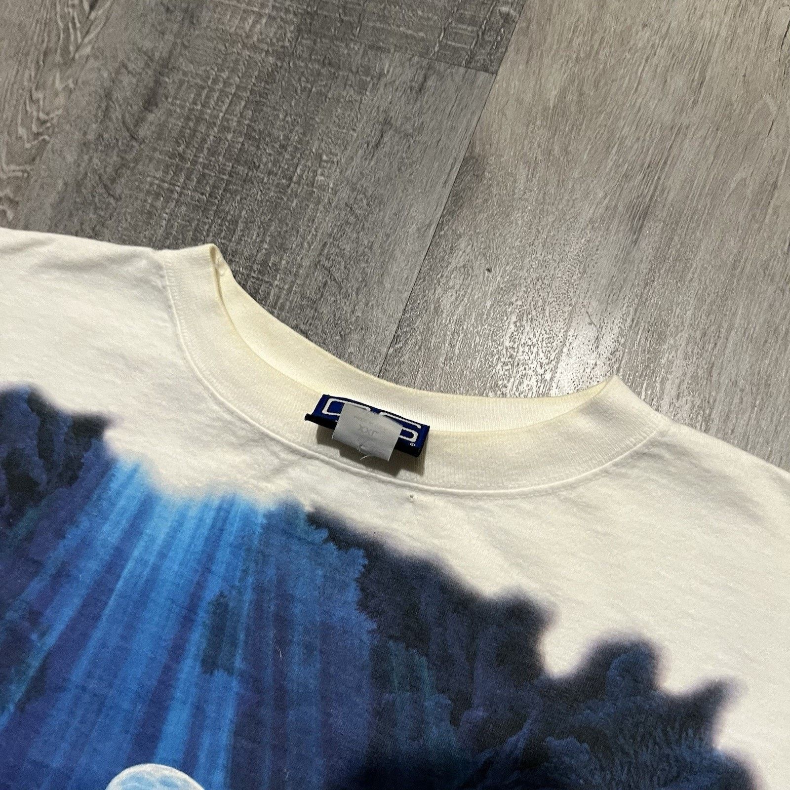 Vintage VTG Florida Travel T Shirt 90s Crable White Oceanic Dolphins Size US XXL / EU 58 / 5 - 4 Thumbnail