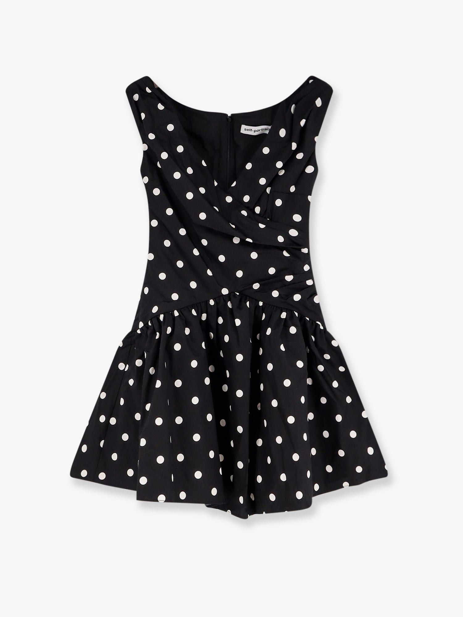 Self-Portrait Polka-Dots Cotton Mini Dress Size M / US 6-8 / IT 42-44 - 1 Thumbnail