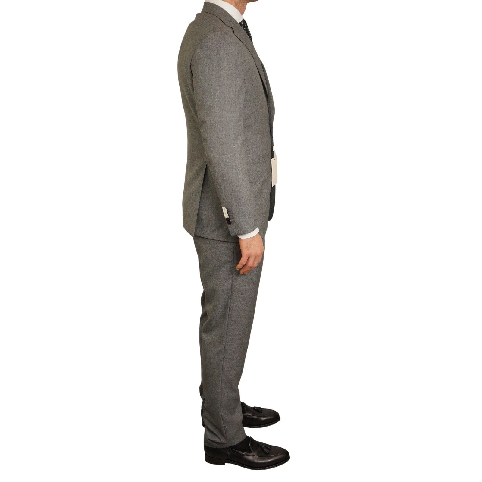 Suitsupply Men Suitsupply Suit Lazio Single Breasted Grey Wool US42 Size 42R - 2 Thumbnail