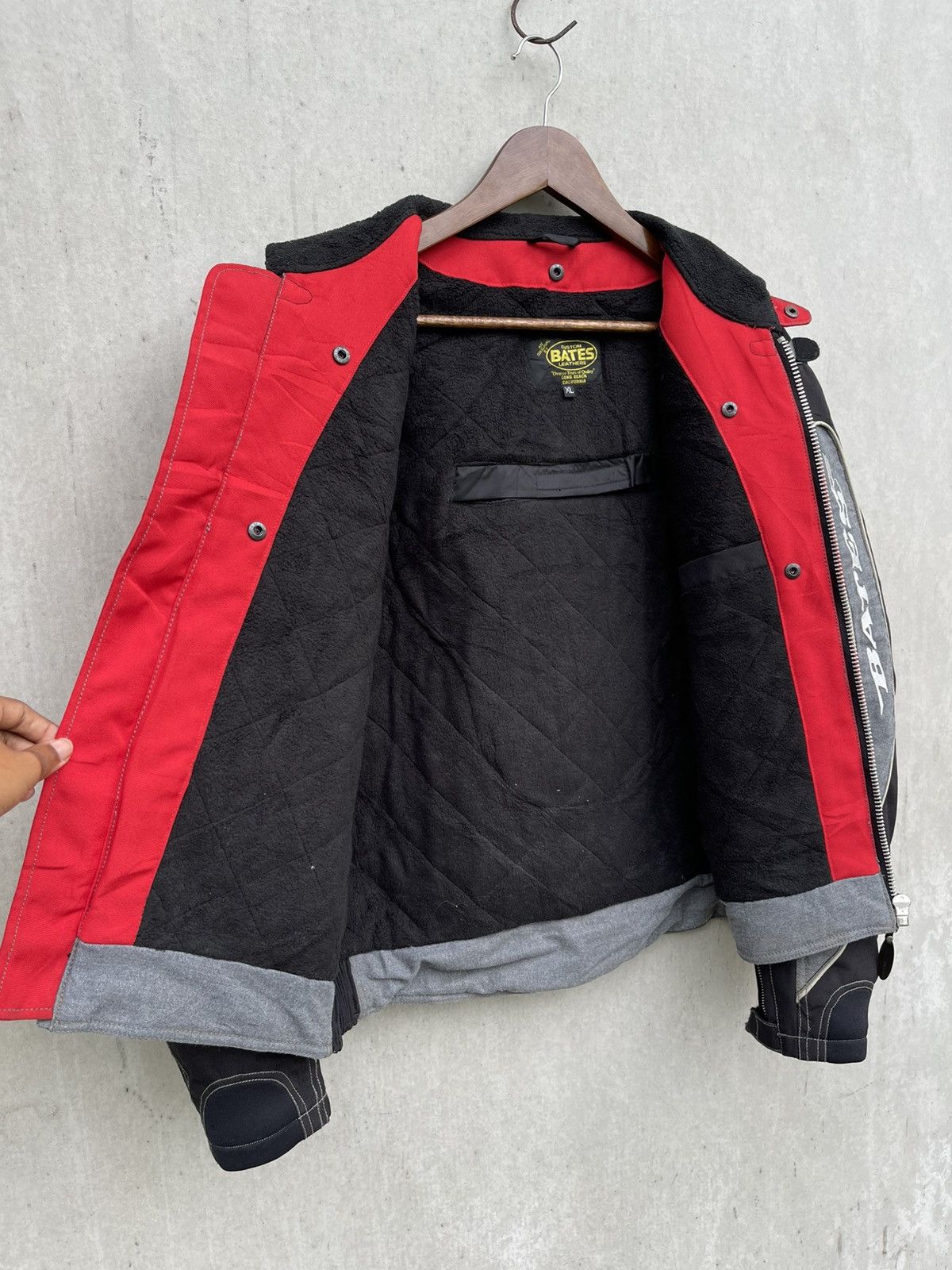 Bates Hats BATES MEN'S RACER BOMBER JACKET SIZE XL Size US XL / EU 56 / 4 - 10 Thumbnail