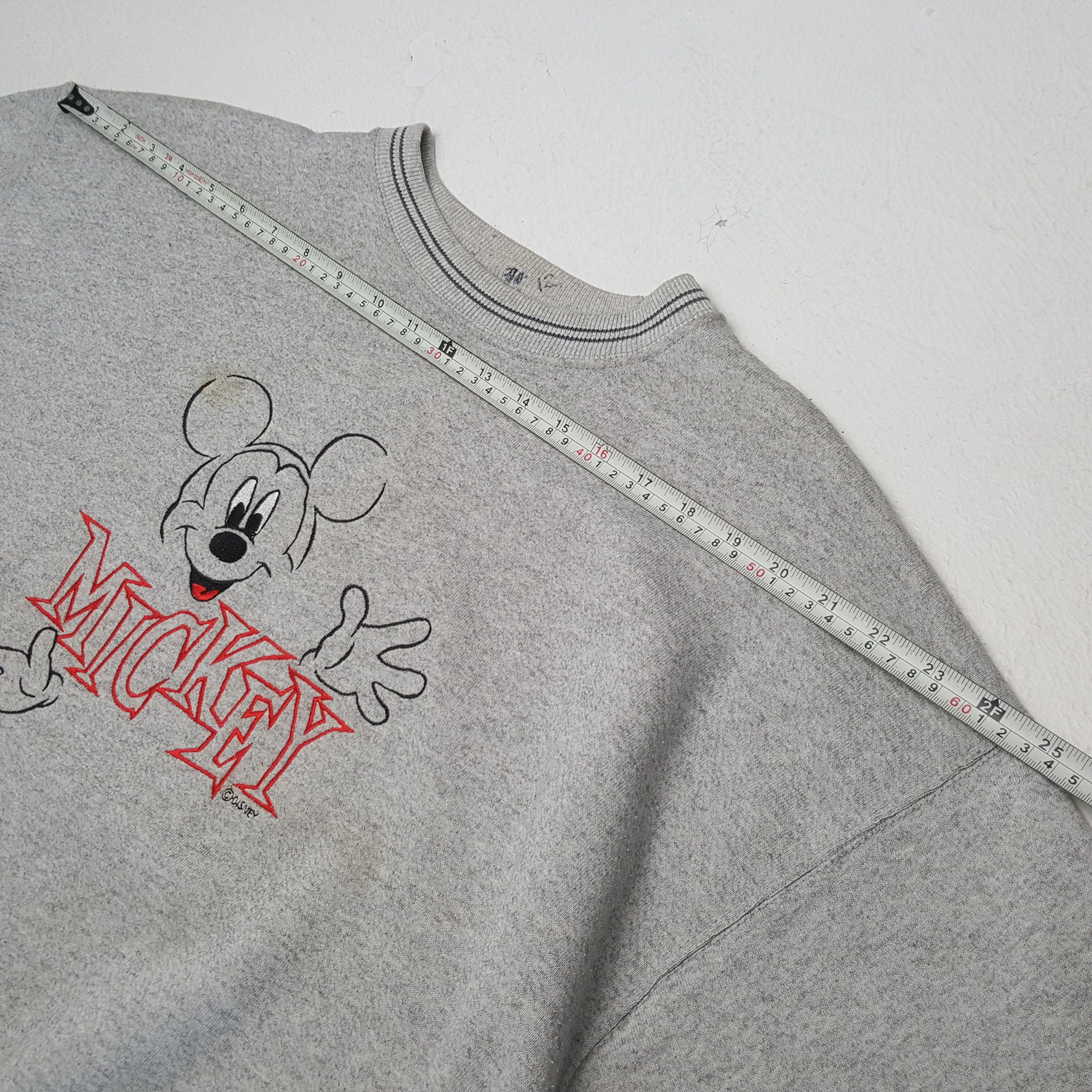 Disney × Mickey Mouse × Vintage MICKEY MOUSE DISNEY Cartoon Character Sweatshirt Size US XL / EU 56 / 4 - 4 Thumbnail