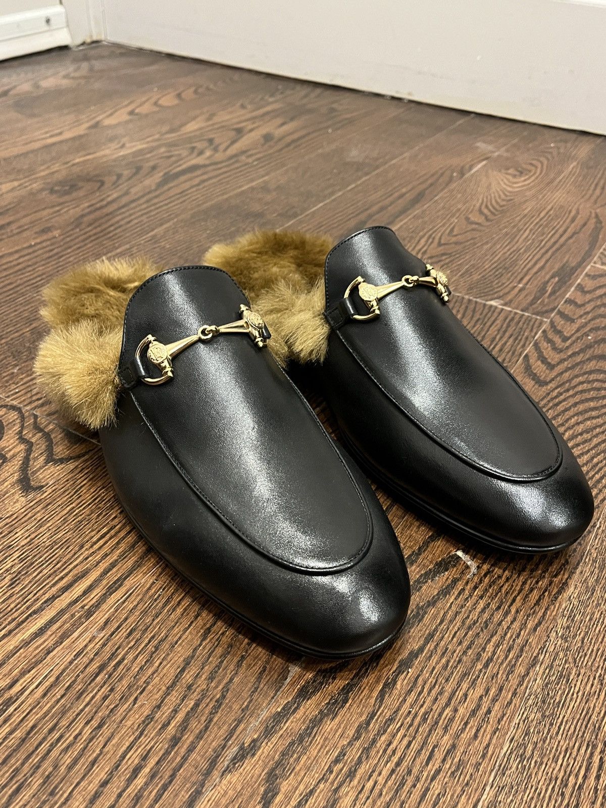 Roberto Cavalli Roberto Cavalli Faux Fur Mule Slippers (unisex) Size US 11.5 / EU 44-45 - 8 Thumbnail