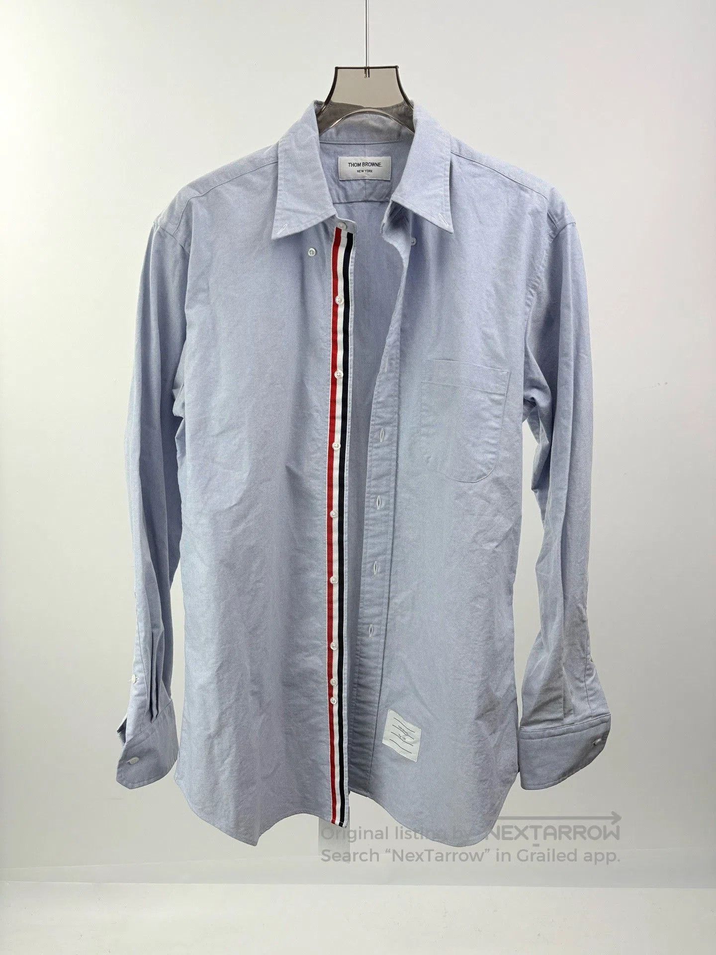Thom Browne THOM BROWNE Striped Long Sleeve Shirt. Size US XXL / EU 58 / 5 - 1 Thumbnail