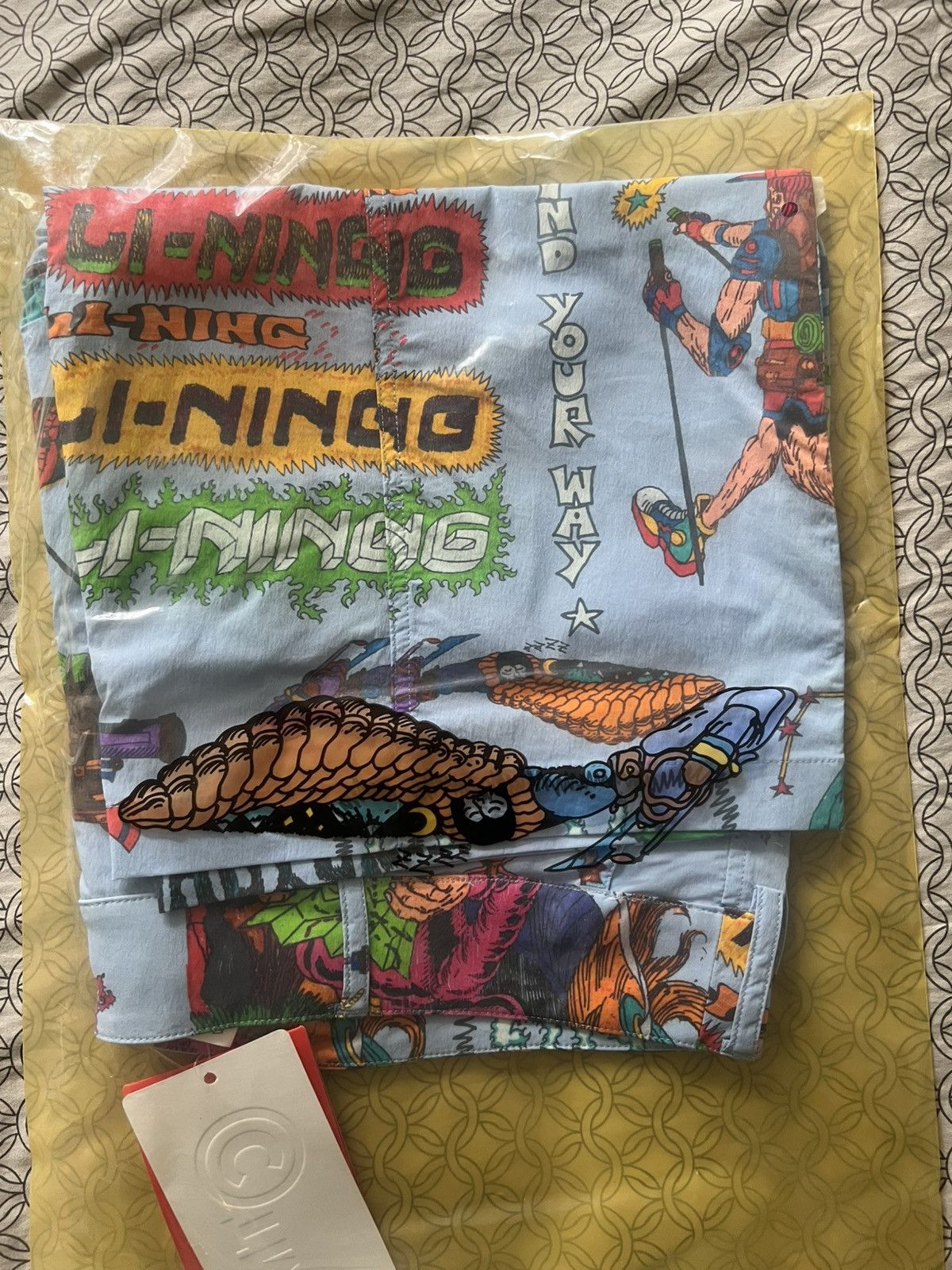 Li-Ning × Market (Chinatown) Market x Li-ning “Find Your Way” Shorts LARGE Size US 38 / EU 54 - 6 Thumbnail
