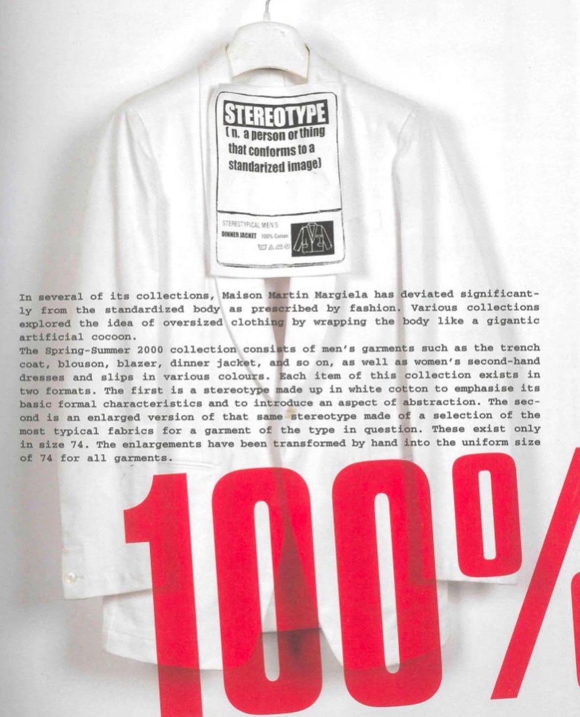 Maison Margiela Maison Martin Margiela SS00 Stereotype 200% Cotton T-Shirt Size US L / EU 52-54 / 3 - 9 Thumbnail