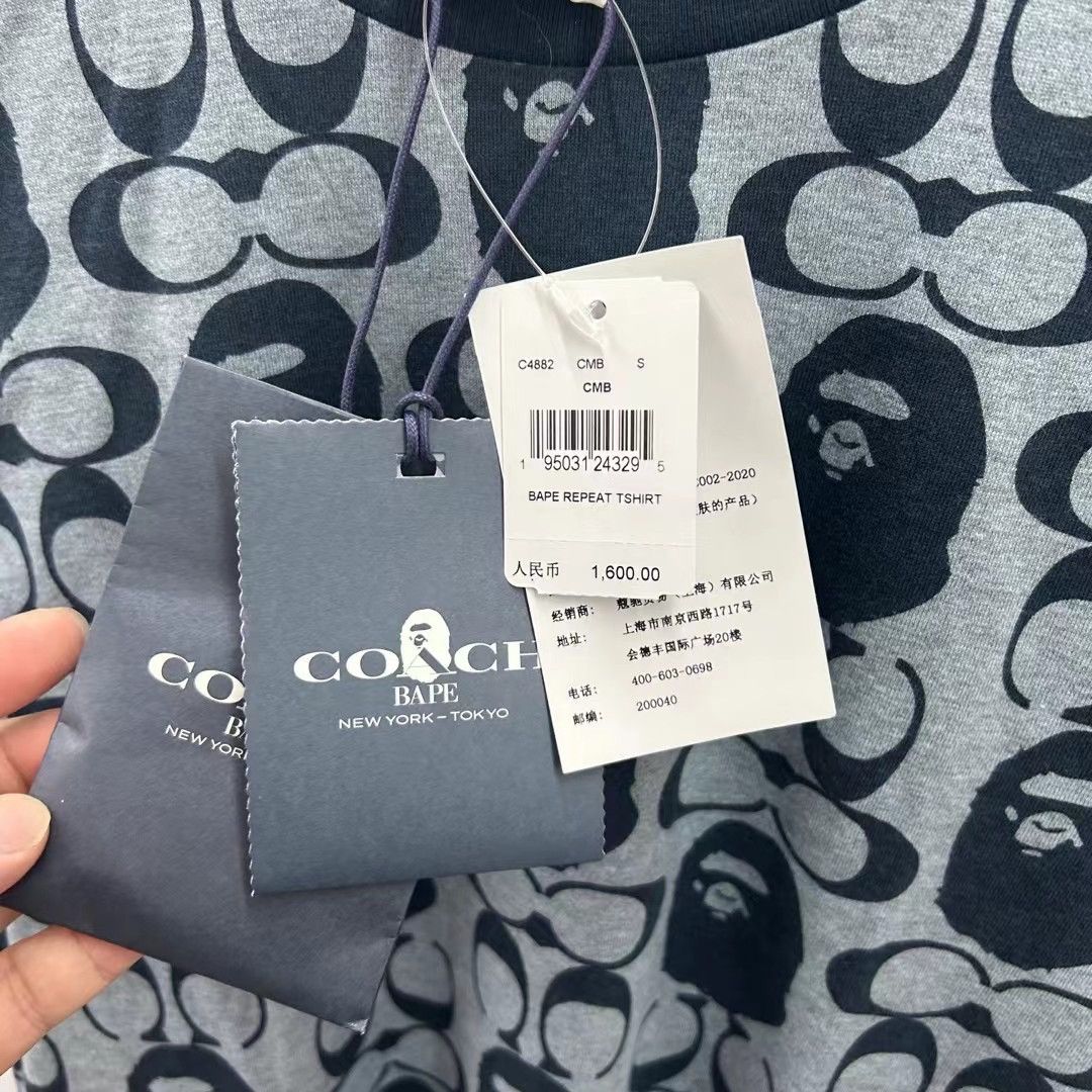 Bape × Coach BAPE COACH TEE Size US S / EU 44-46 / 1 - 3 Thumbnail