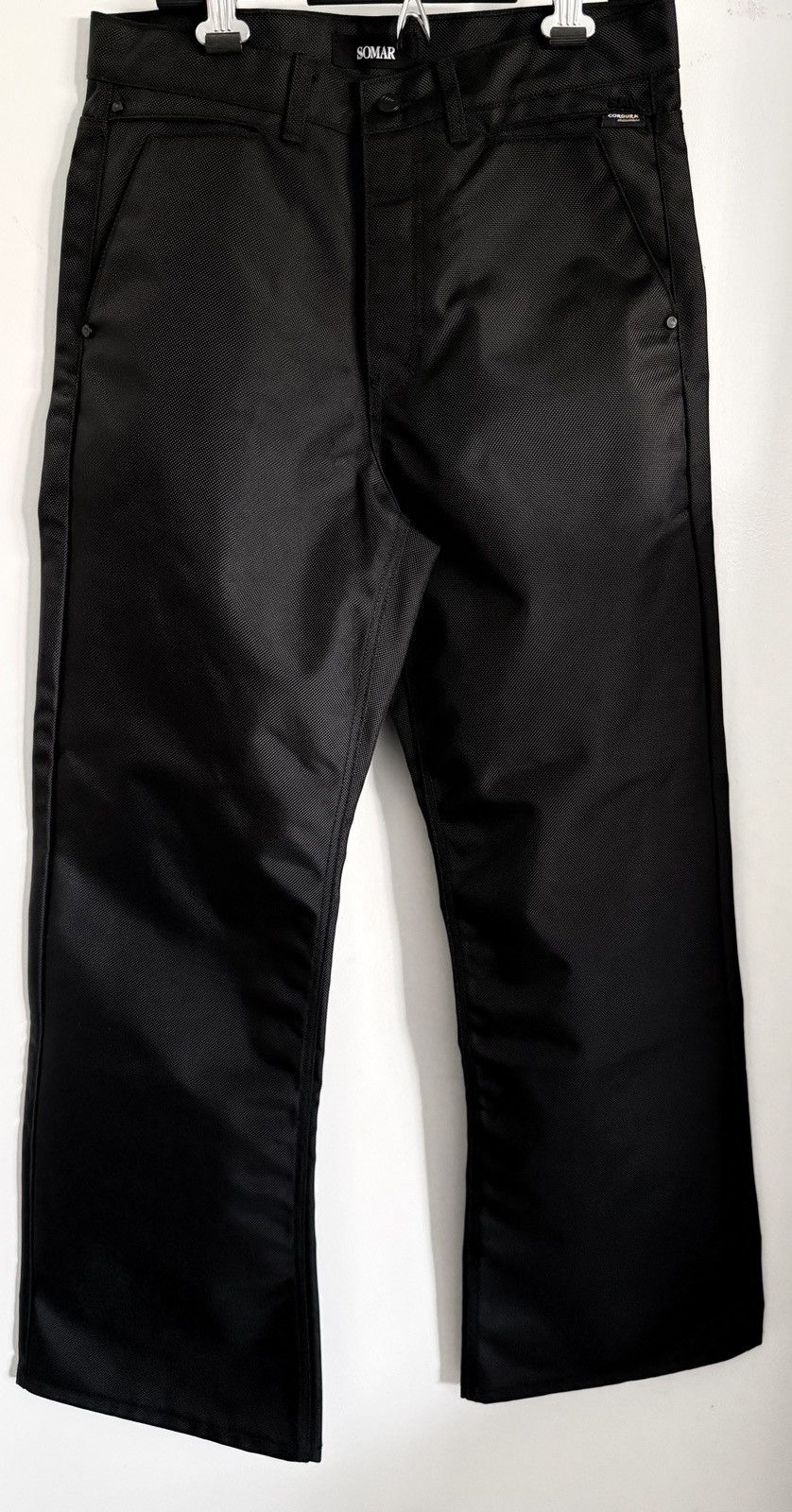 Somar Somar 32W Ahab Cordura Ballistic Nylon black wide leg pants Size US 32 / EU 48 - 1 Thumbnail