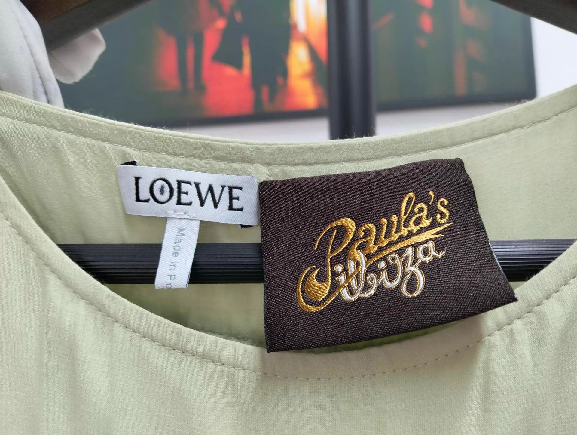 Loewe LOEWE Green Long Dress with Camisole 36 Size XS / US 0-2 / IT 36-38 - 3 Thumbnail