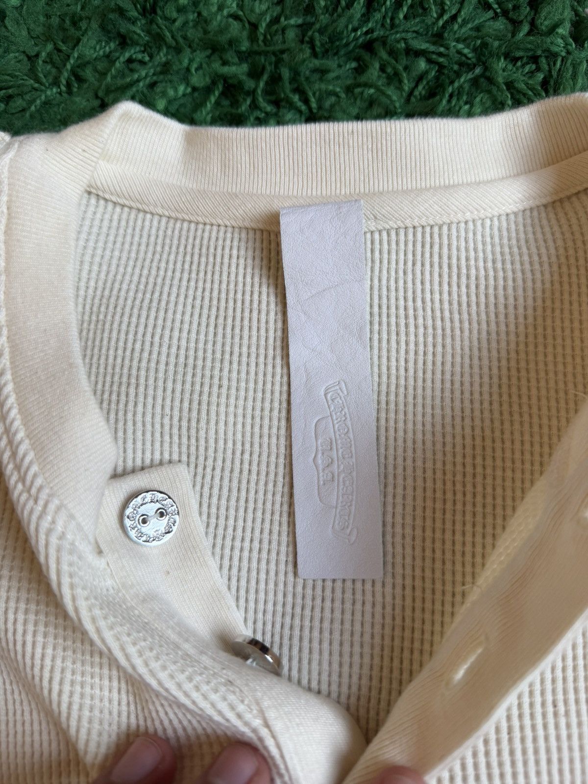Chrome Hearts chrome hearts Waffle Henley Collar CH Logo Embroidered set Size US L / EU 52-54 / 3 - 4 Thumbnail