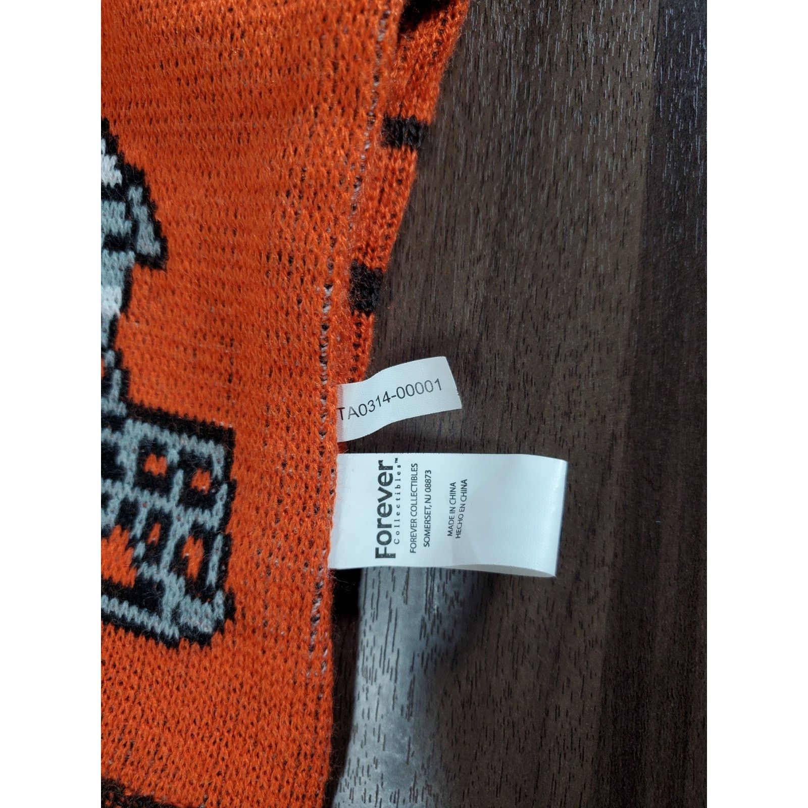 NFL Cleveland Browns Knit Long Scarf NFL Football Orange Brown Size ONE SIZE - 9 Thumbnail