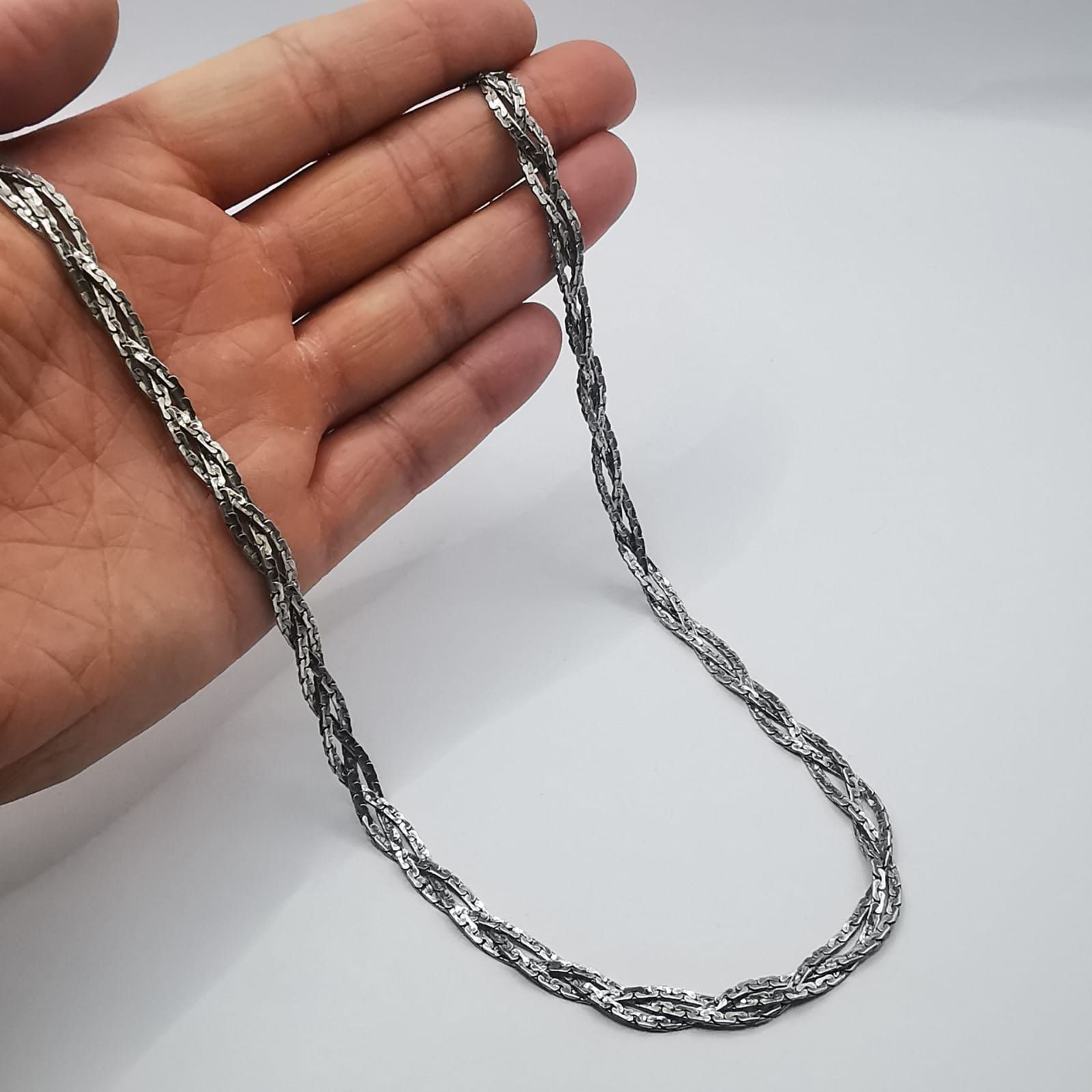 Sterling Silver Vintage Women's Chain 925 Sterling Silver, Signature, 29,31g Size ONE SIZE - 1 Thumbnail