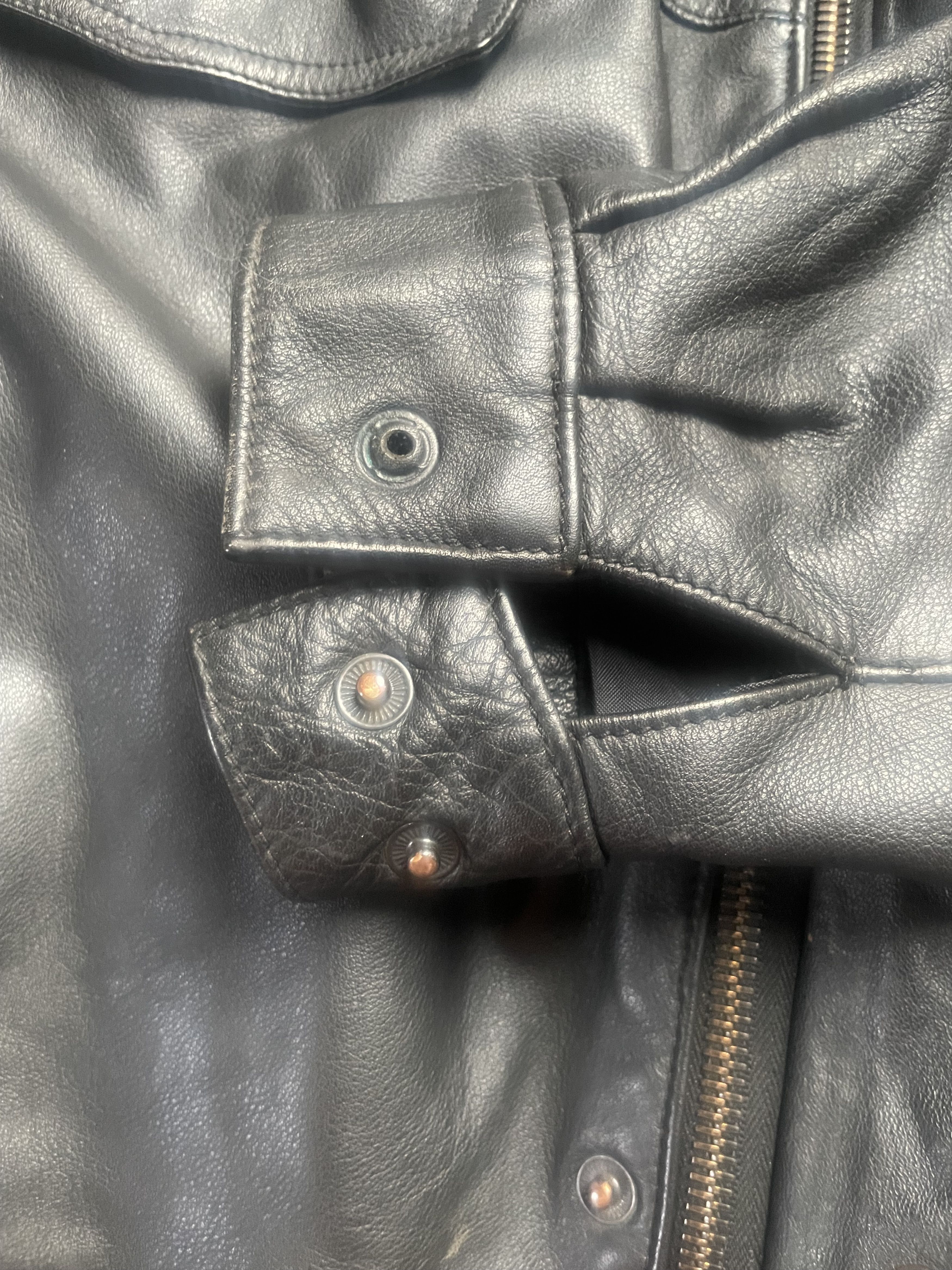 Vintage Vintage German Polizei Leather Blouson Size US M / EU 48-50 / 2 - 5 Thumbnail