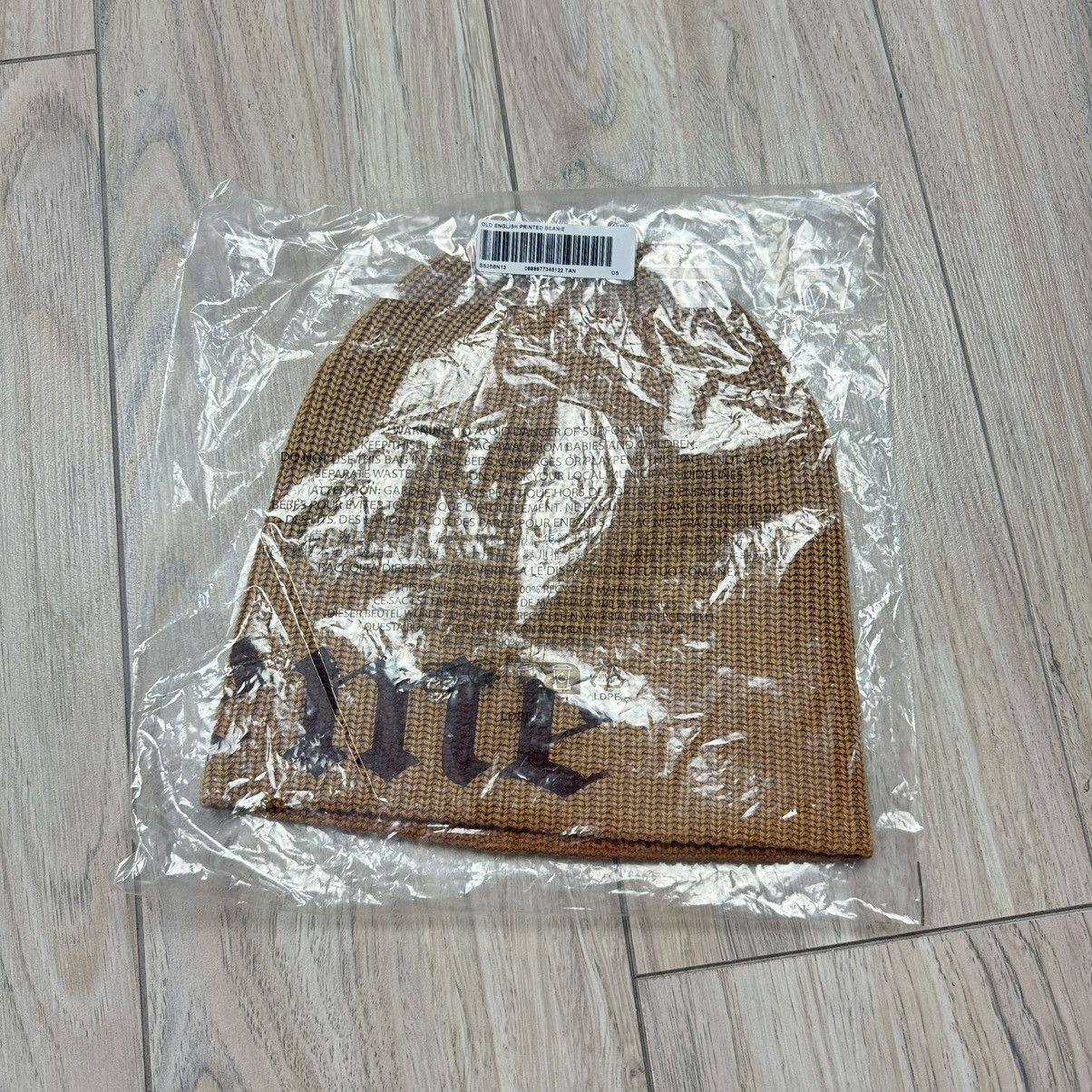 Supreme Supreme Old English Printed Beanie Brown Skullcap Deadstock Size ONE SIZE - 4 Thumbnail