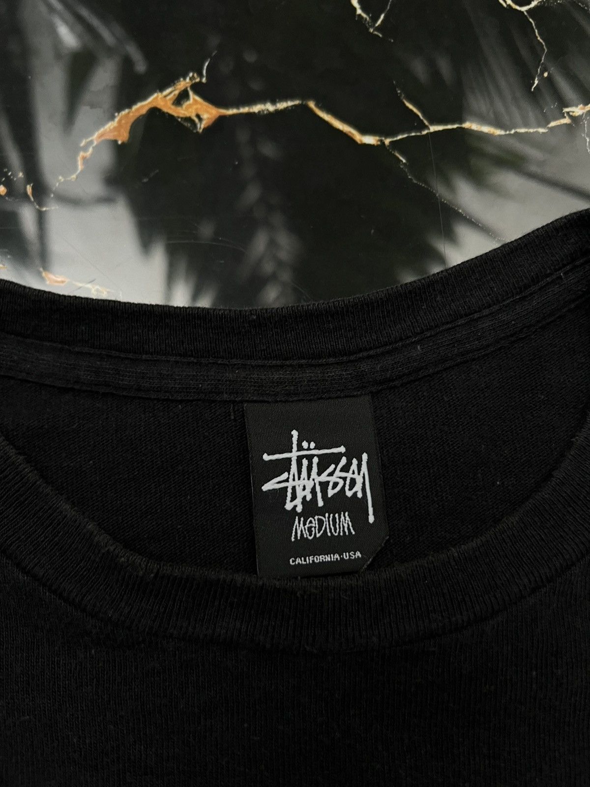 Stussy × Vintage 90’s STUSSY INTERNATIONAL TRIBE RARE BOG LOGO TEE Size US M / EU 48-50 / 2 - 7 Thumbnail