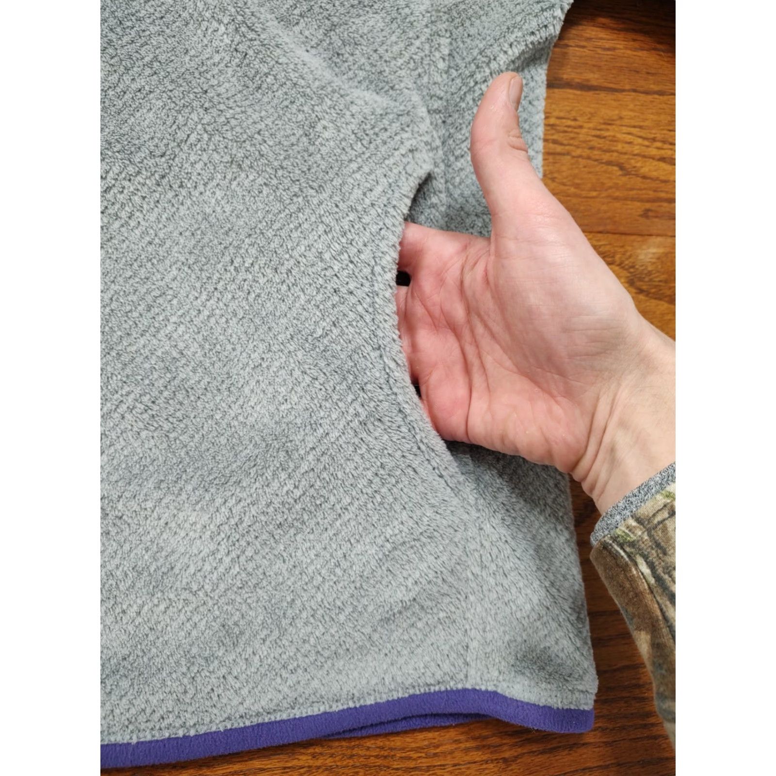 Patagonia Patagonia Sweater Womens Small Snap T Fleece Soft Gray Purple Re-Tool Size S / US 4 / IT 40 - 7 Thumbnail