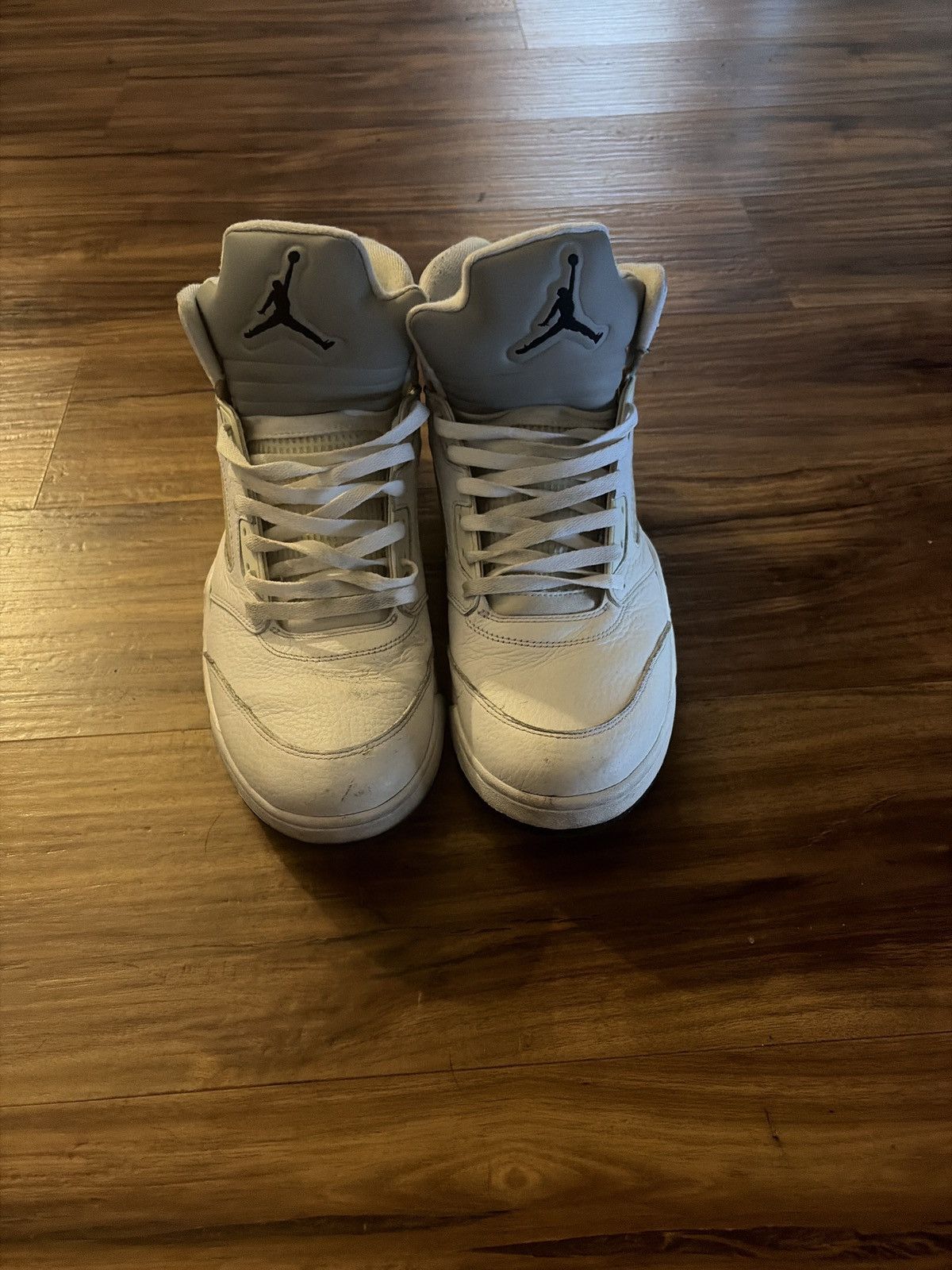 Jordan Brand Jordan 5 Retro White Metallic Size US 15 / EU 48 - 2 Thumbnail