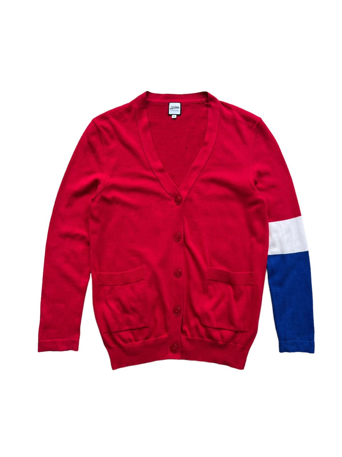 Jean Paul Gaultier Jean Paul Gaultier Tricolour Cardigan Size M / US 6-8 / IT 42-44 - 1 Thumbnail