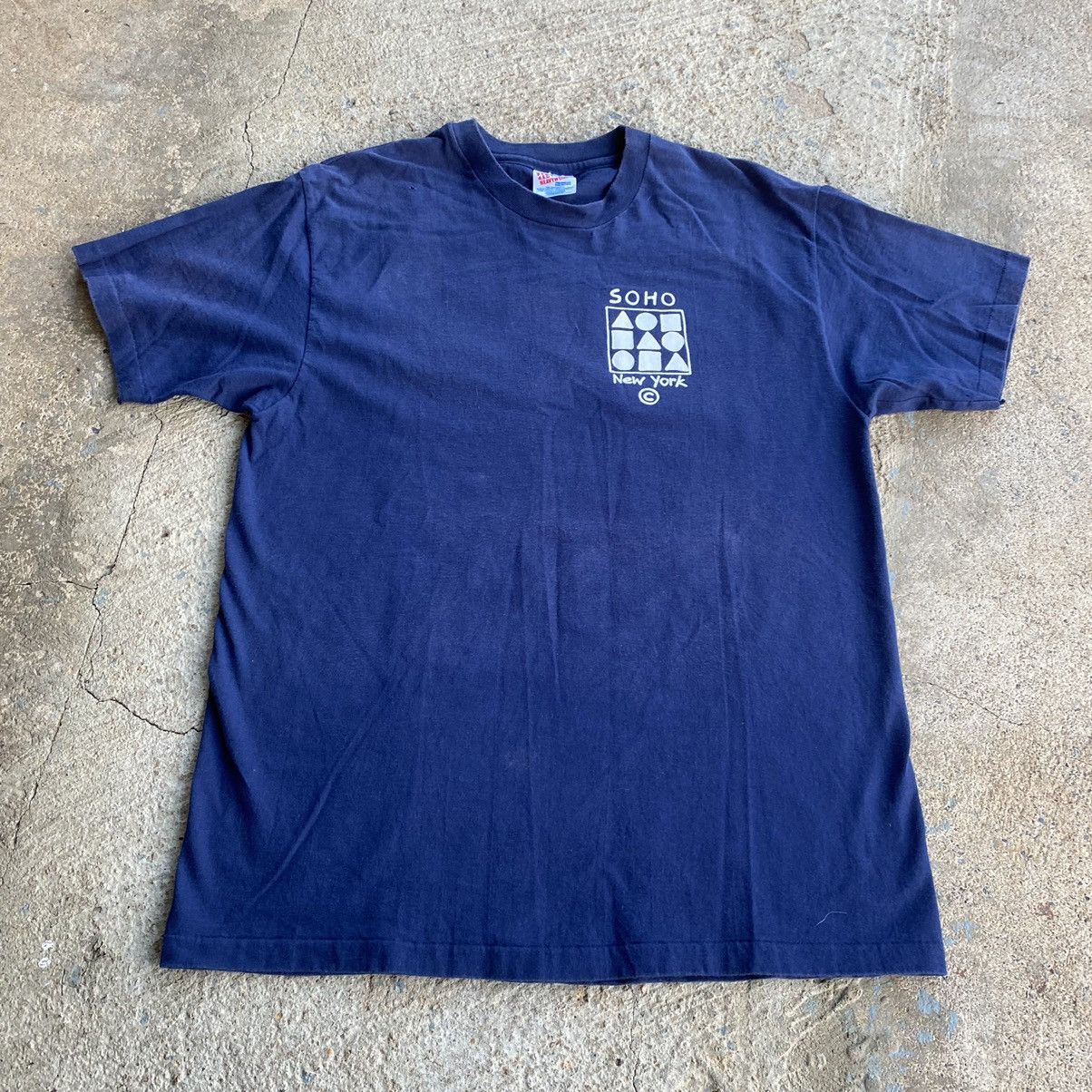 Vintage Vintage 90s New York City Soho Shirt Single Stitch Size US L / EU 52-54 / 3 - 5 Thumbnail