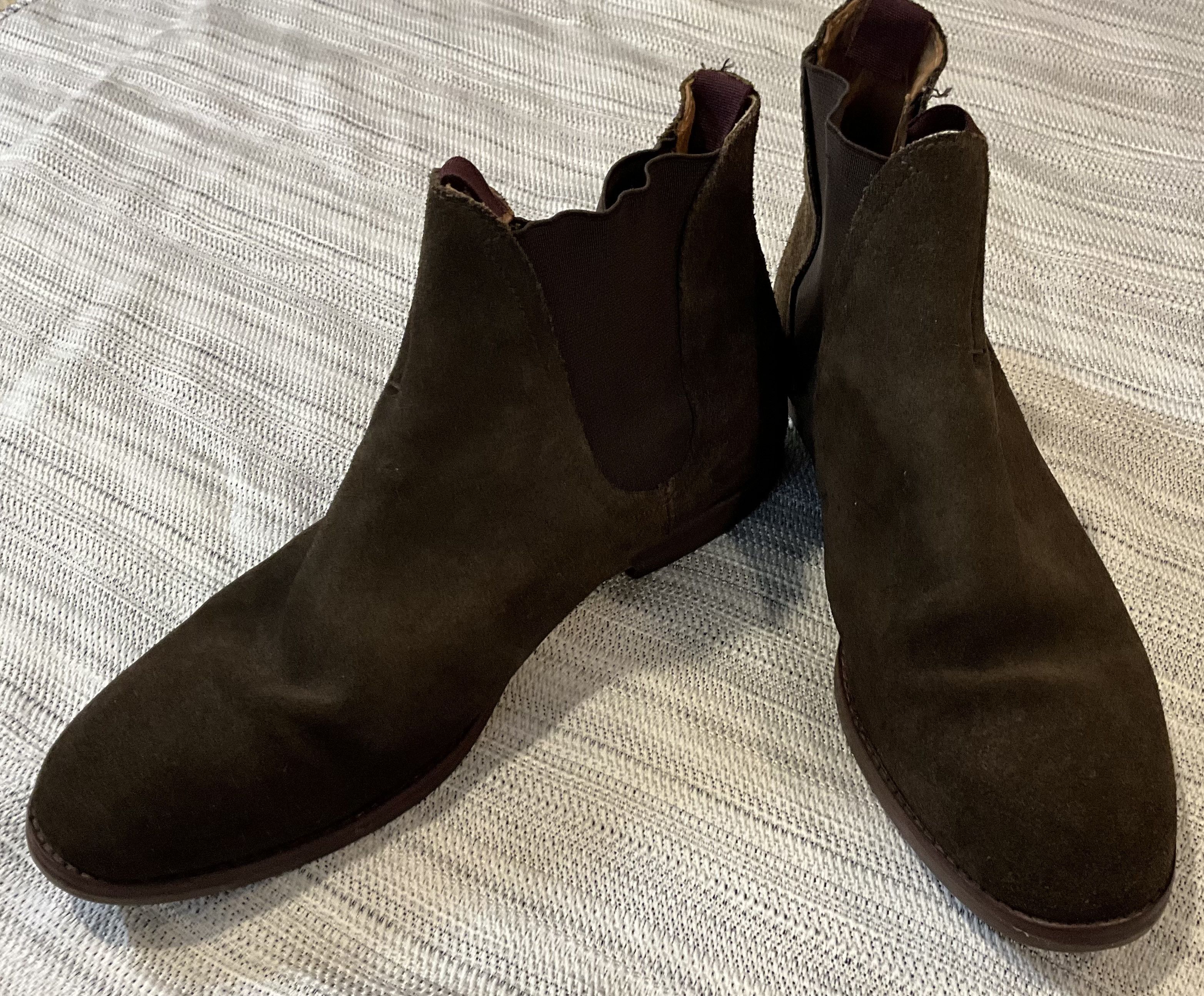 Hudson H London Dark Brown Suede Boots Size 44/ US 11 Size US 11 / EU 44 - 5 Thumbnail