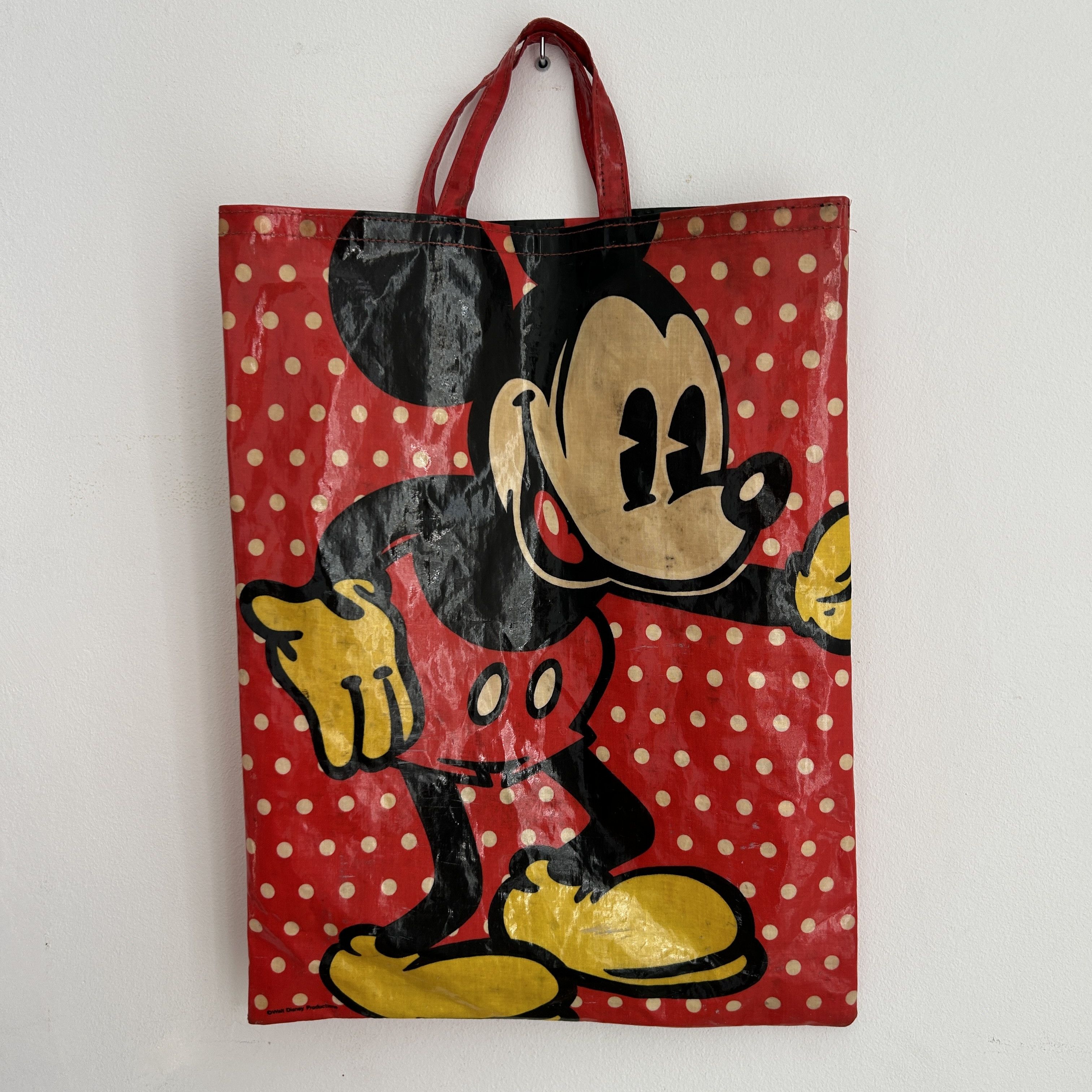 Vintage Vintage 70s mickey mouse tote bag Size ONE SIZE - 2 Thumbnail