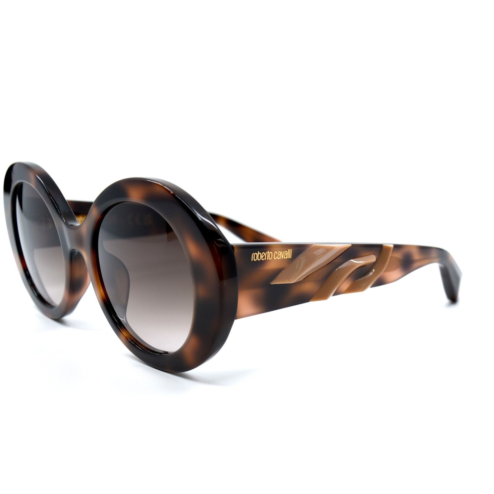 Roberto Cavalli ROBERTO CAVALLI SRC010M HAVANA BROWN GRADIENT SUNGLASSES Size ONE SIZE - 14 Thumbnail