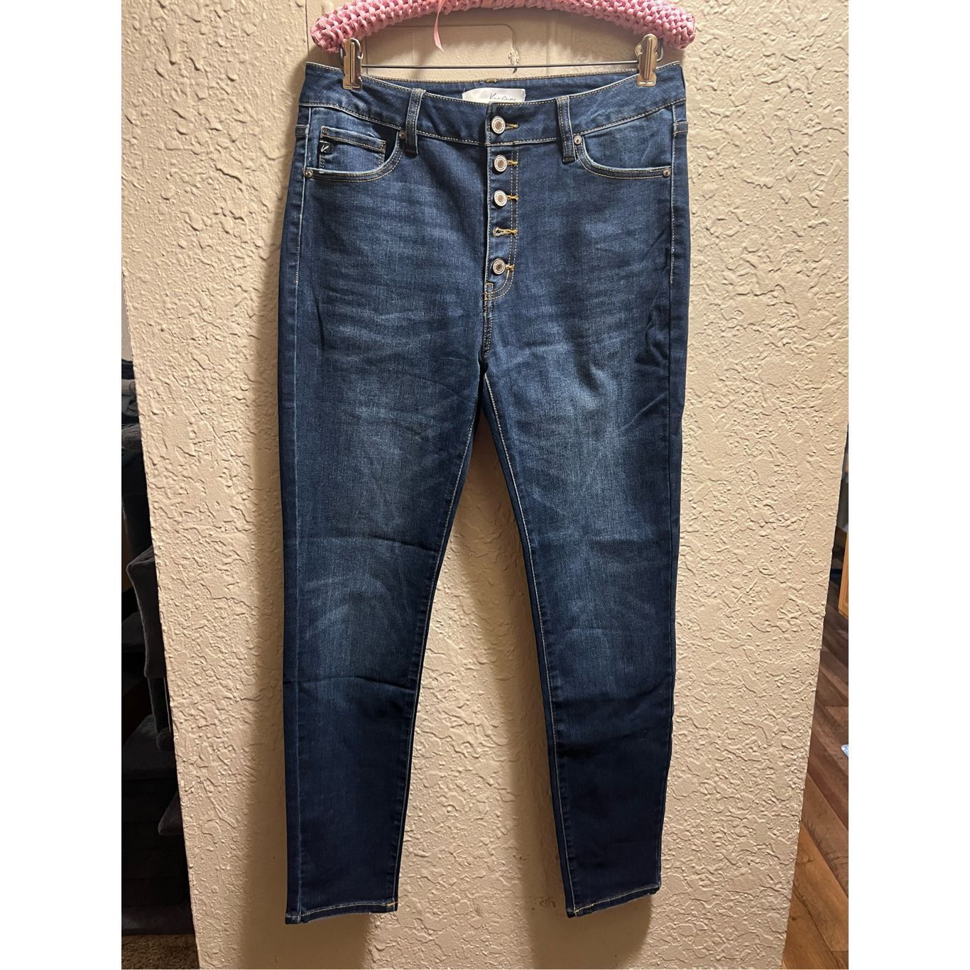 Other Kancan Woman’s Blue Jeans Size 30 - Missing One Buttom Size 30" / US 8 / IT 44 - 1 Thumbnail
