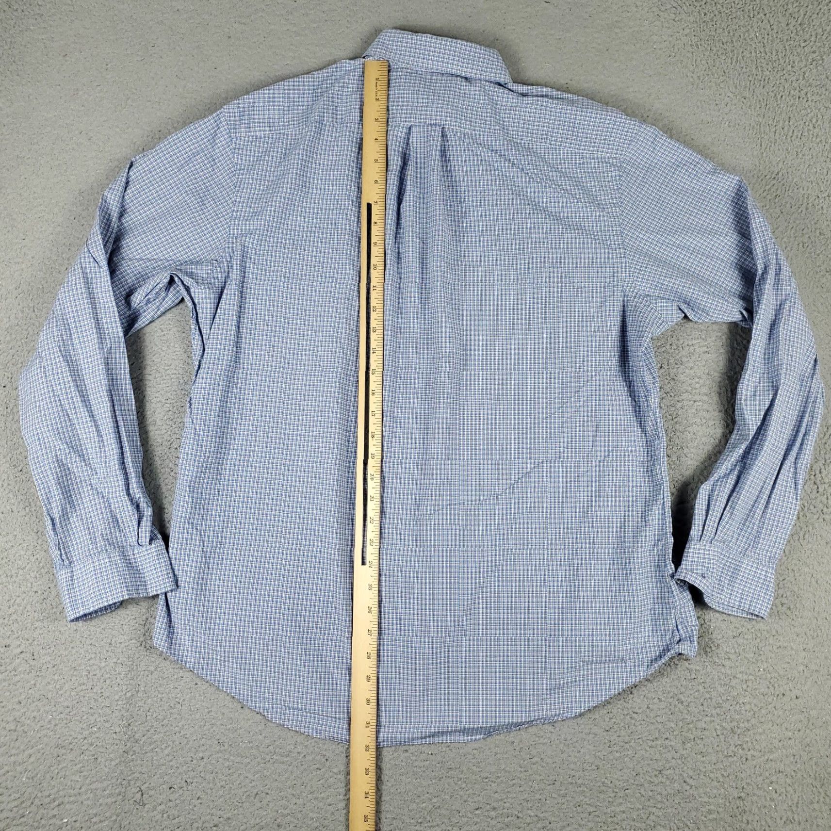 Ralph Lauren VINTAGE Ralph Lauren Shirt Men XL Blue White Plaid Long Sleeve Button-Down Classic Preppy Size US XL / EU 56 / 4 - 4 Thumbnail