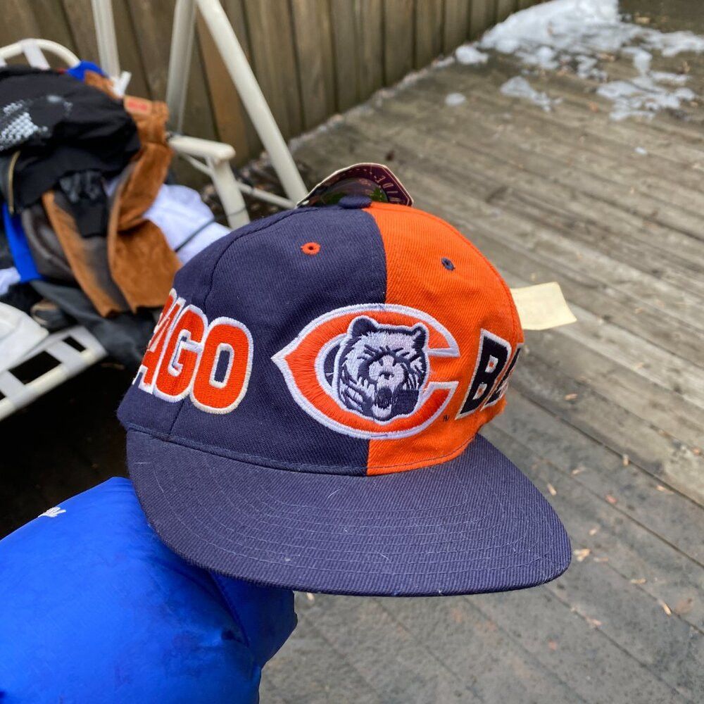 Ccm BNWT 90S Chicago Bears NFL CCM Baseball Hat Cap Embroidered Size ONE SIZE - 2 Thumbnail