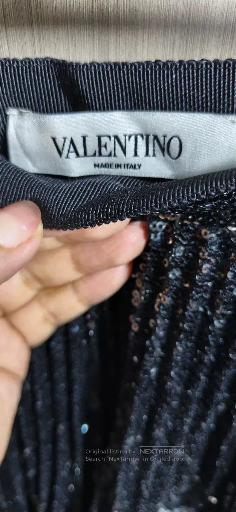 Valentino Valentino Dark sequin skirt Size M / US 6-8 / IT 42-44 - 3 Thumbnail