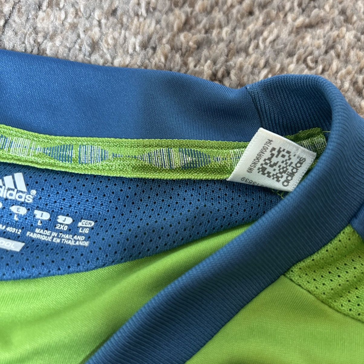 Adidas 2011 Seattle sounders fc mls marks #7 soccer jersey Size US L / EU 52-54 / 3 - 3 Thumbnail