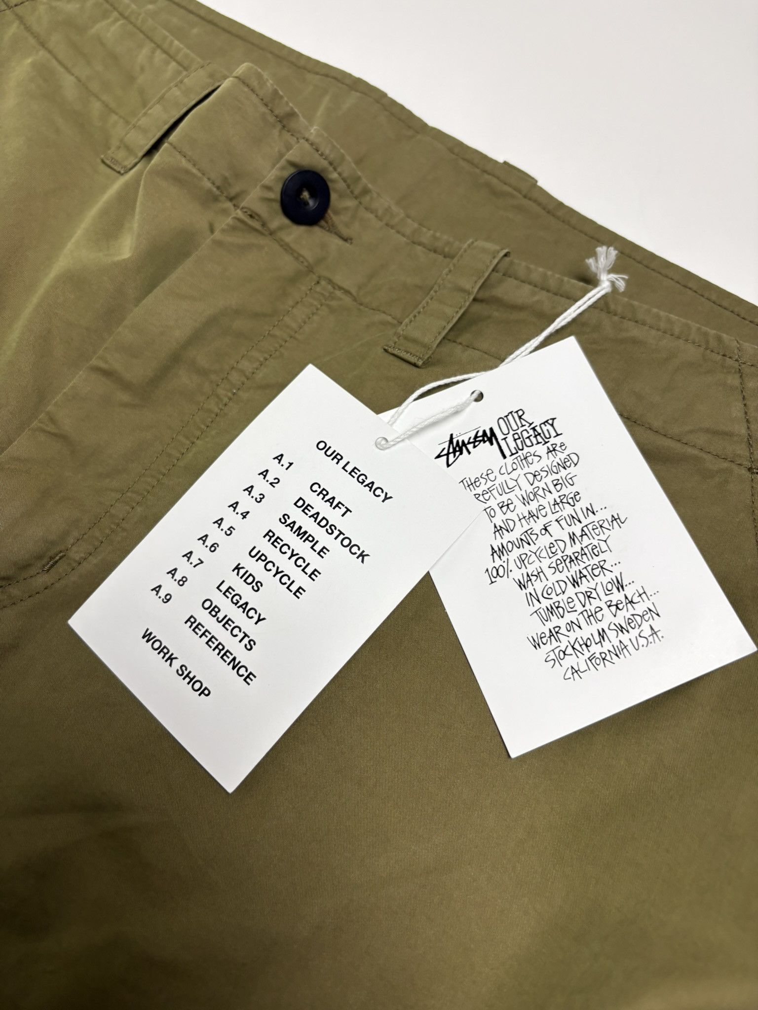 Our Legacy × Stussy Our Legacy WORK SHOP x Stüssy Cargo Pants Size US 36 / EU 52 - 4 Thumbnail