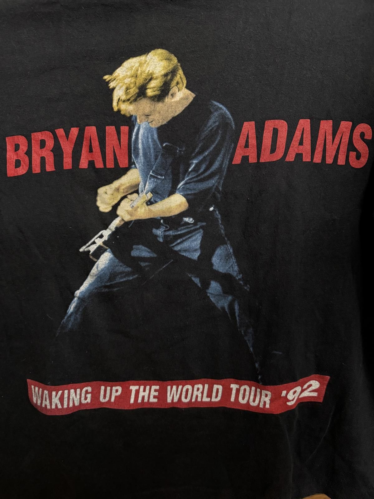Mtv VTG Bryan Adams T-shirt Waking Up The World Tour 1992 Tee Size US M / EU 48-50 / 2 - 4 Thumbnail