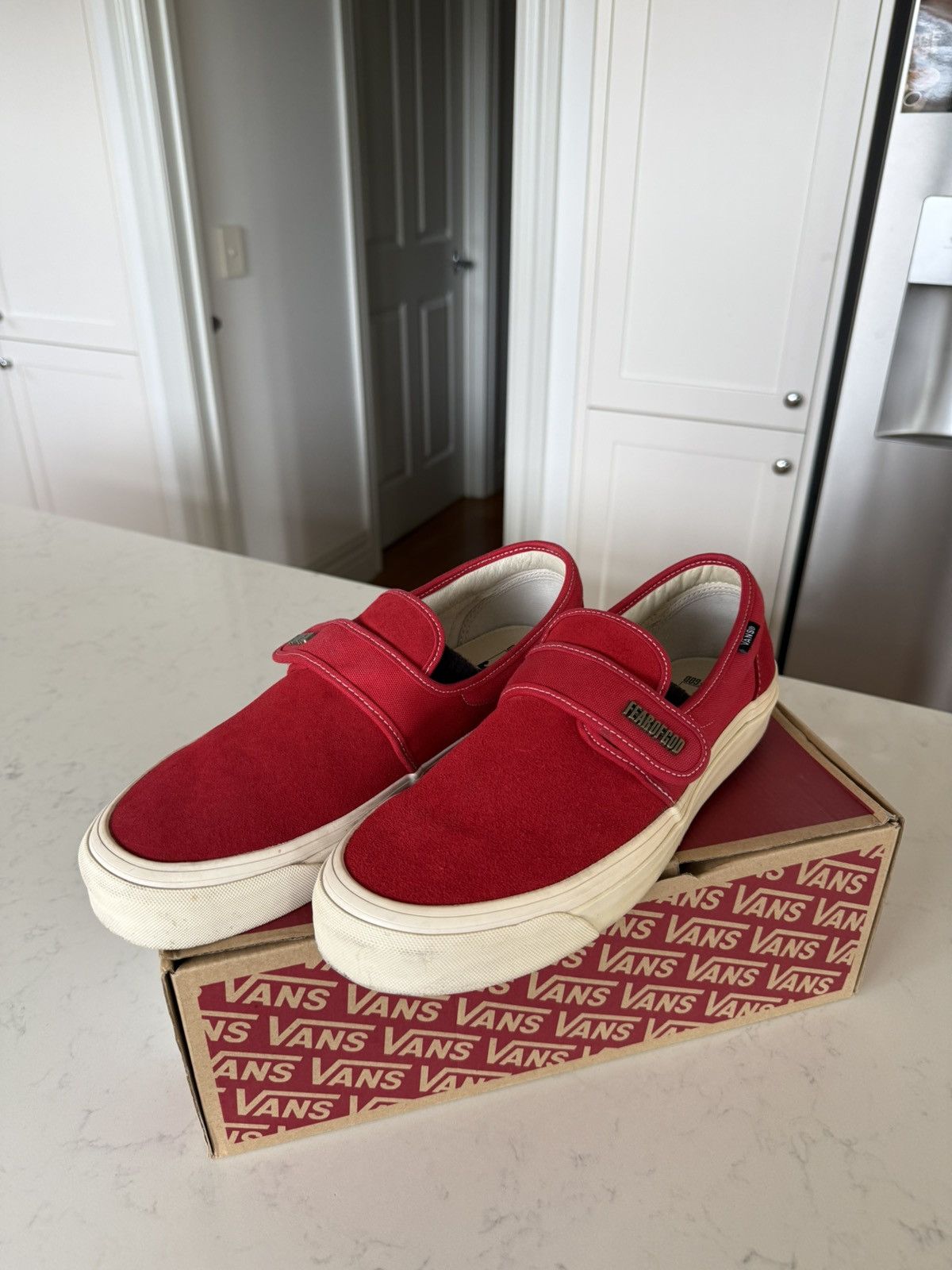 Fear of God × Vans Fear of God Vans Slip-ons Size US 10 / EU 43 - 1 Thumbnail