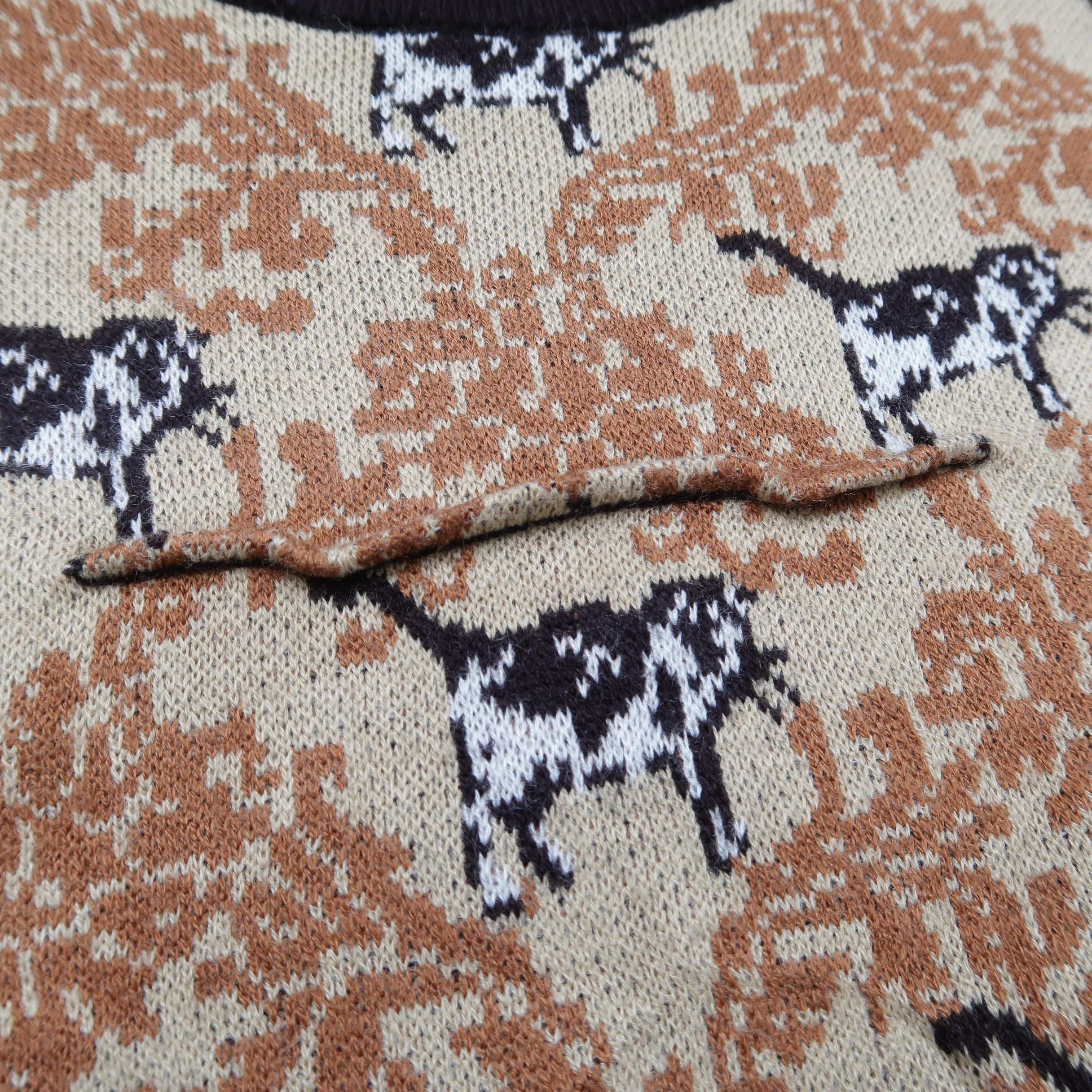 GU × Jun Takahashi × Undercover GU x Undercover Leopard Ethnic Pattern Cropped Knitwear Size US M / EU 48-50 / 2 - 7 Thumbnail